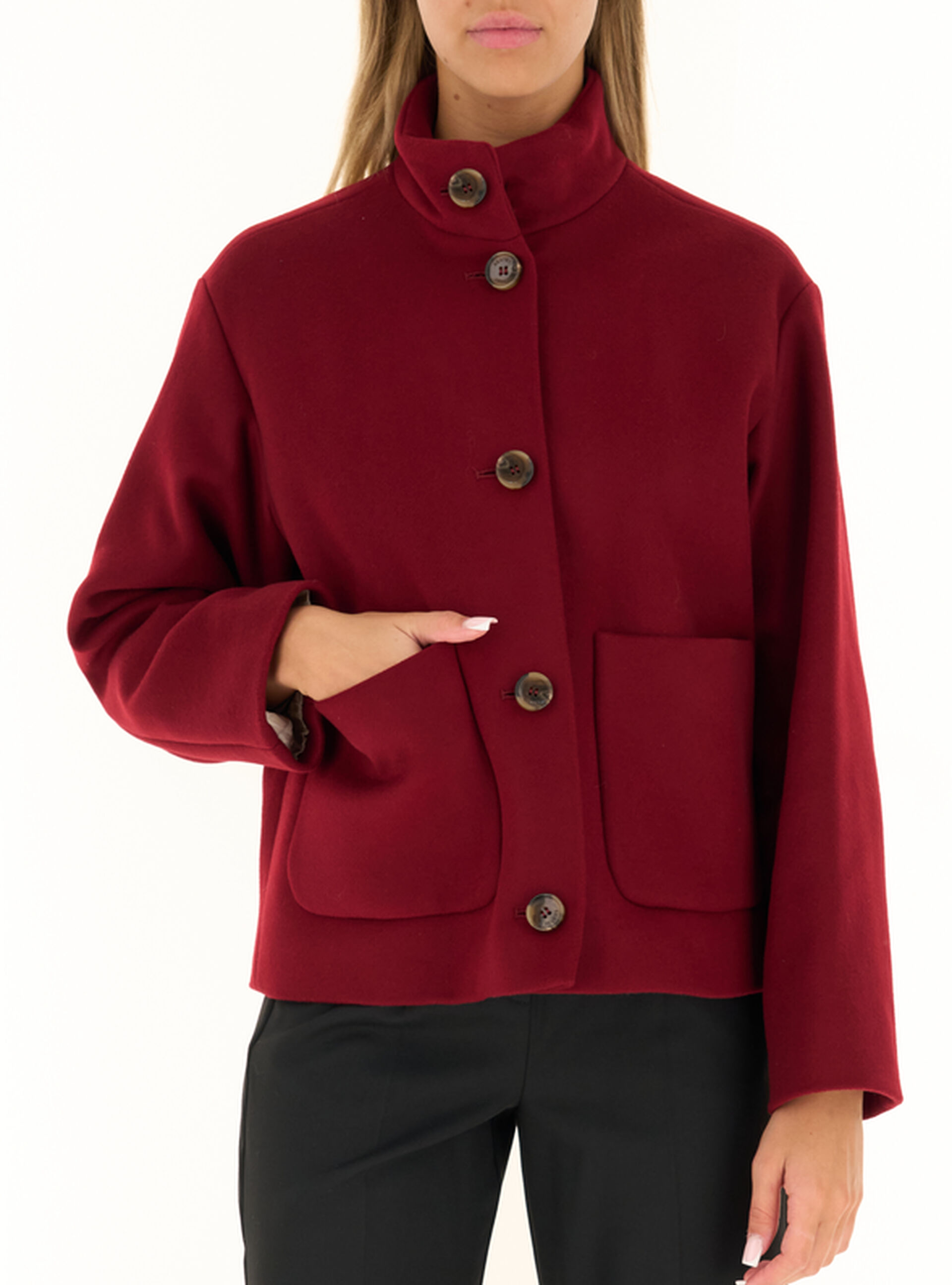Giacca misto lana BORDEAUX 46