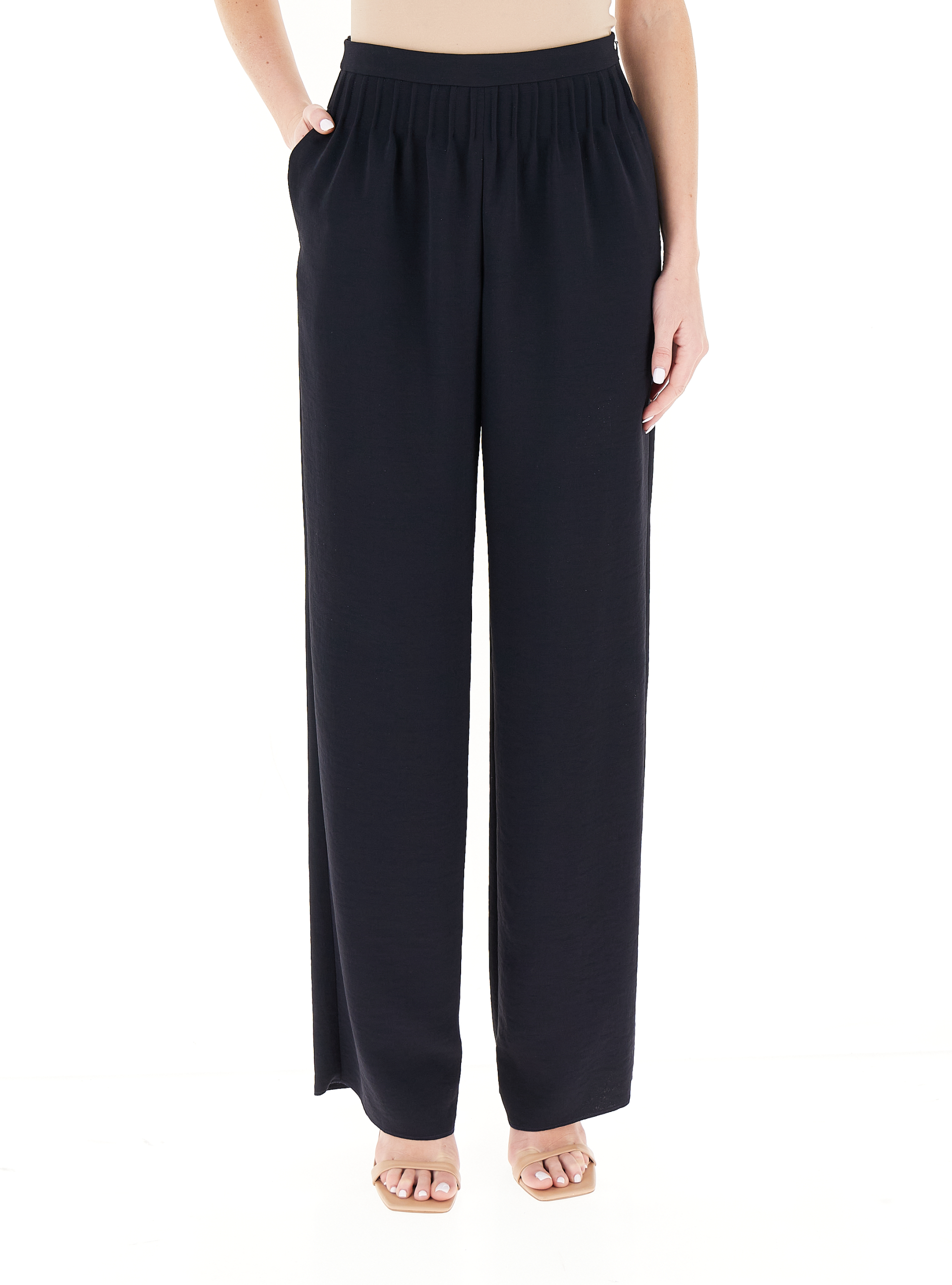 Pantalone wide leg BLU NOTTE