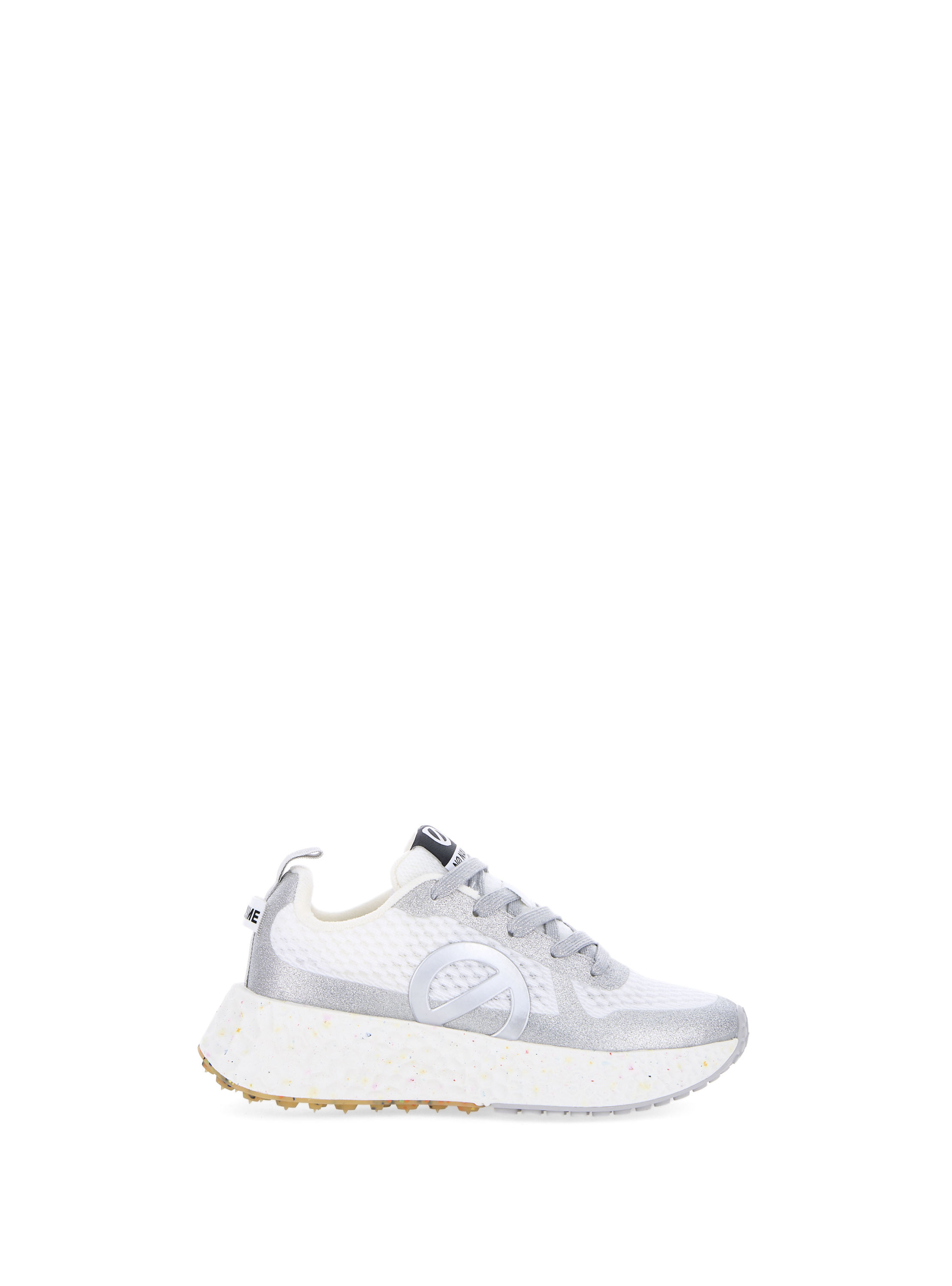 Sneakers in tessuto ARGENTO