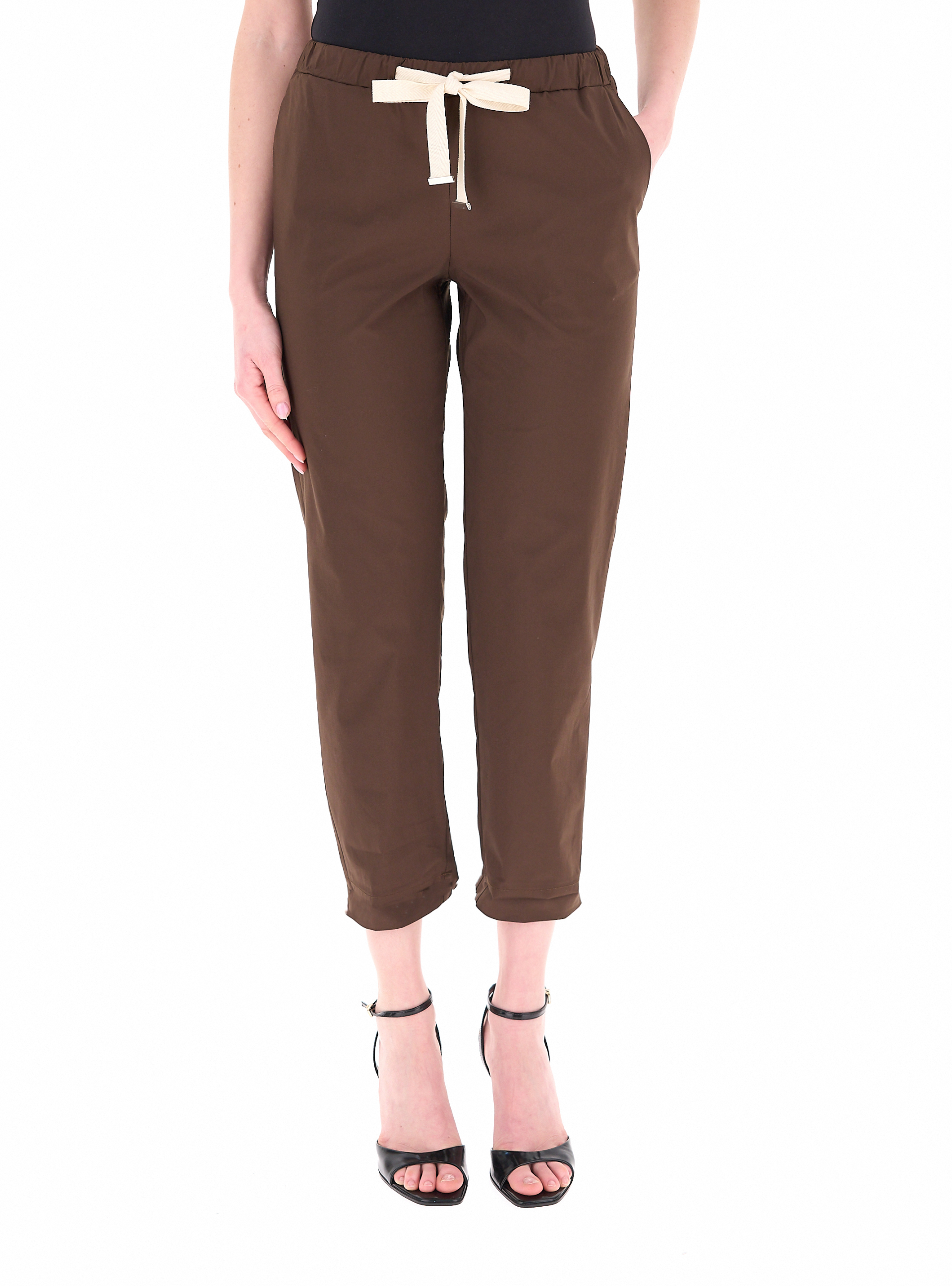 Pantalone a sigaretta MARRONE