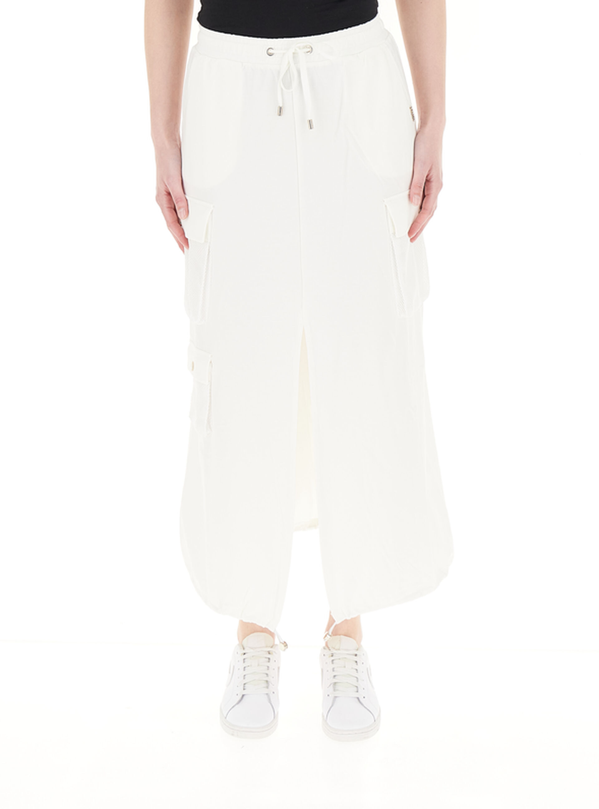 Gonna con spacco SPORT BIANCO M