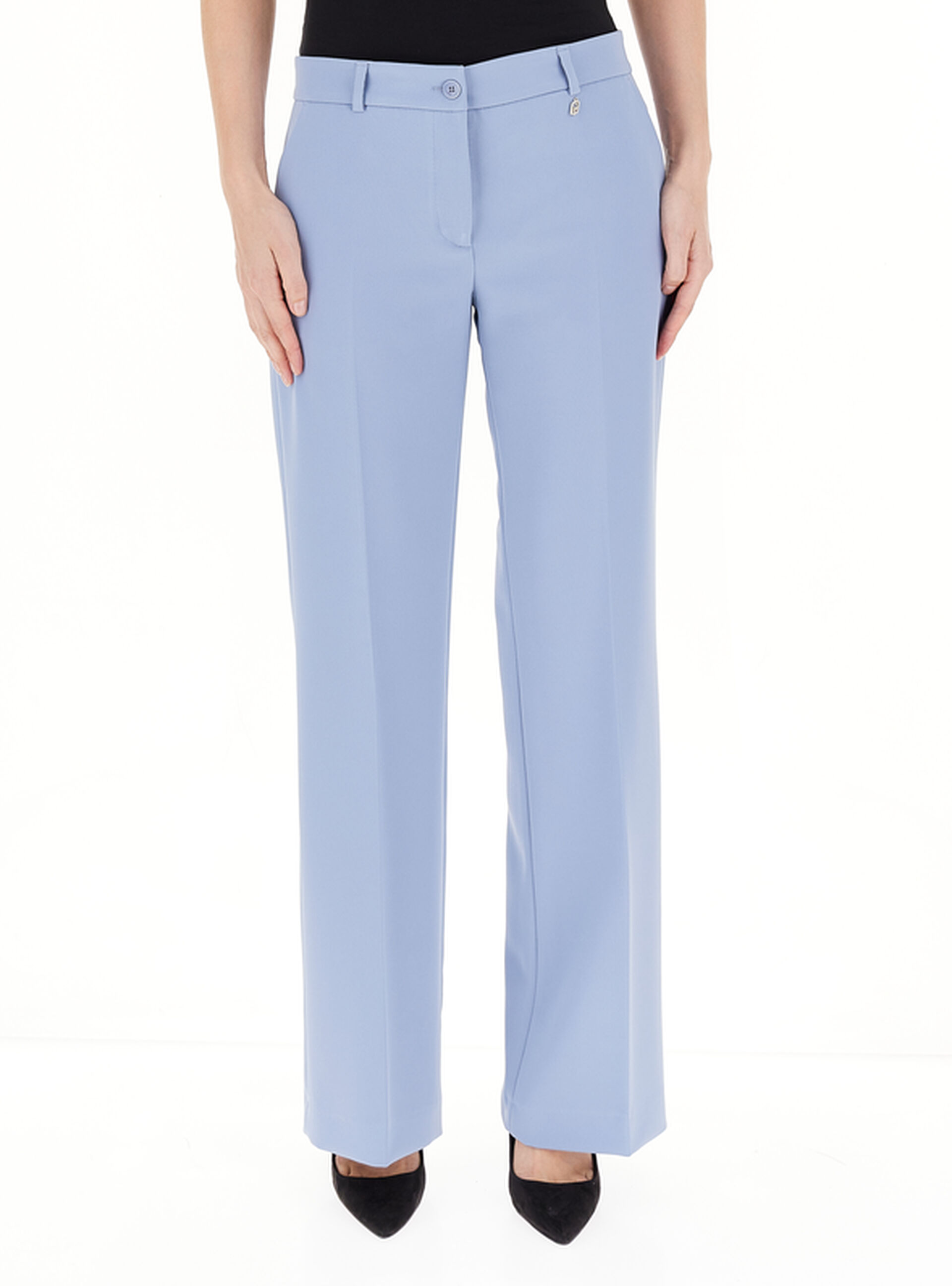 Pantalone wide leg LIU JEANS AZZURRO CHIARO 46