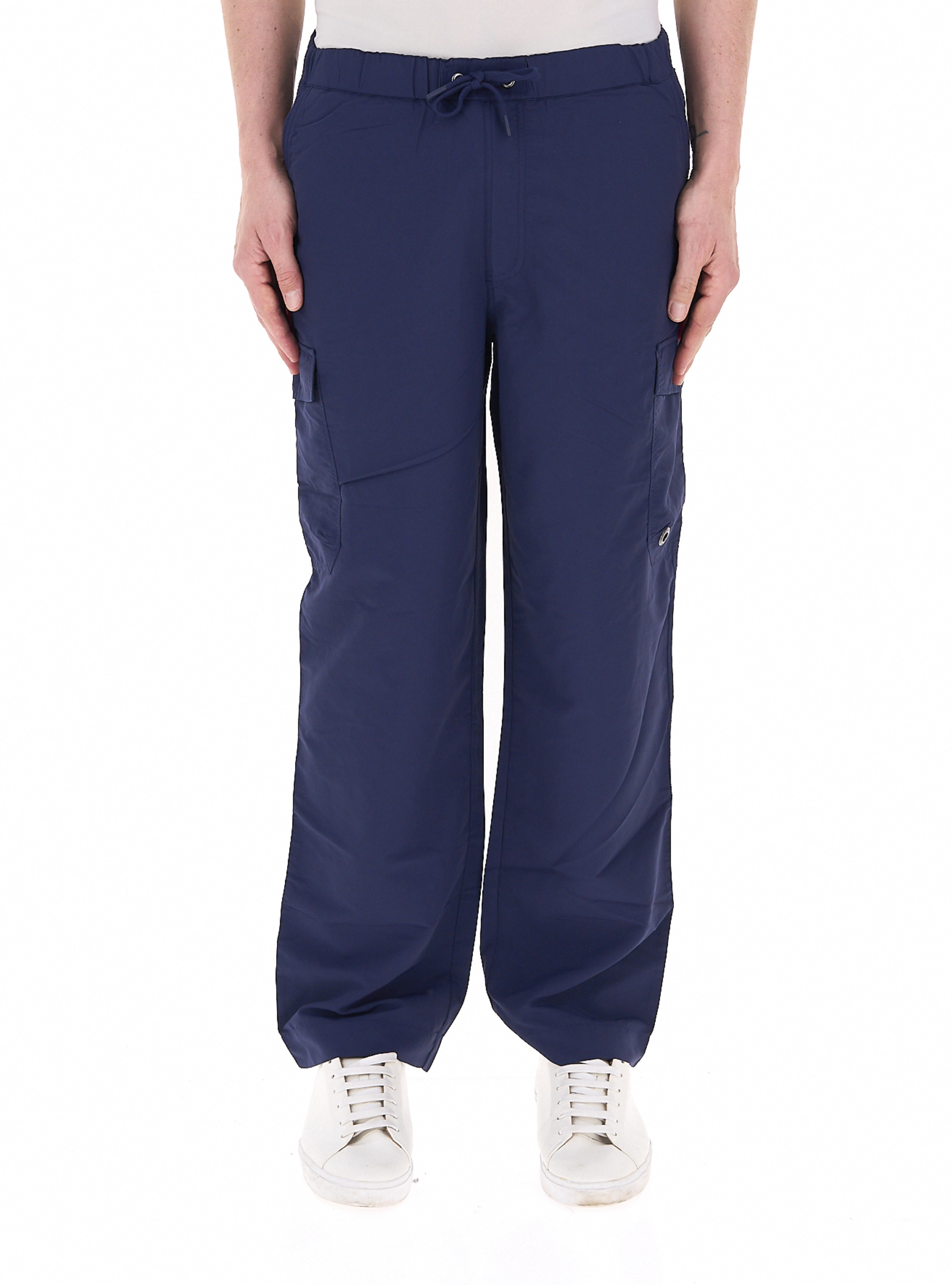 Pantalone in tessuto tecnico BLU NAVY