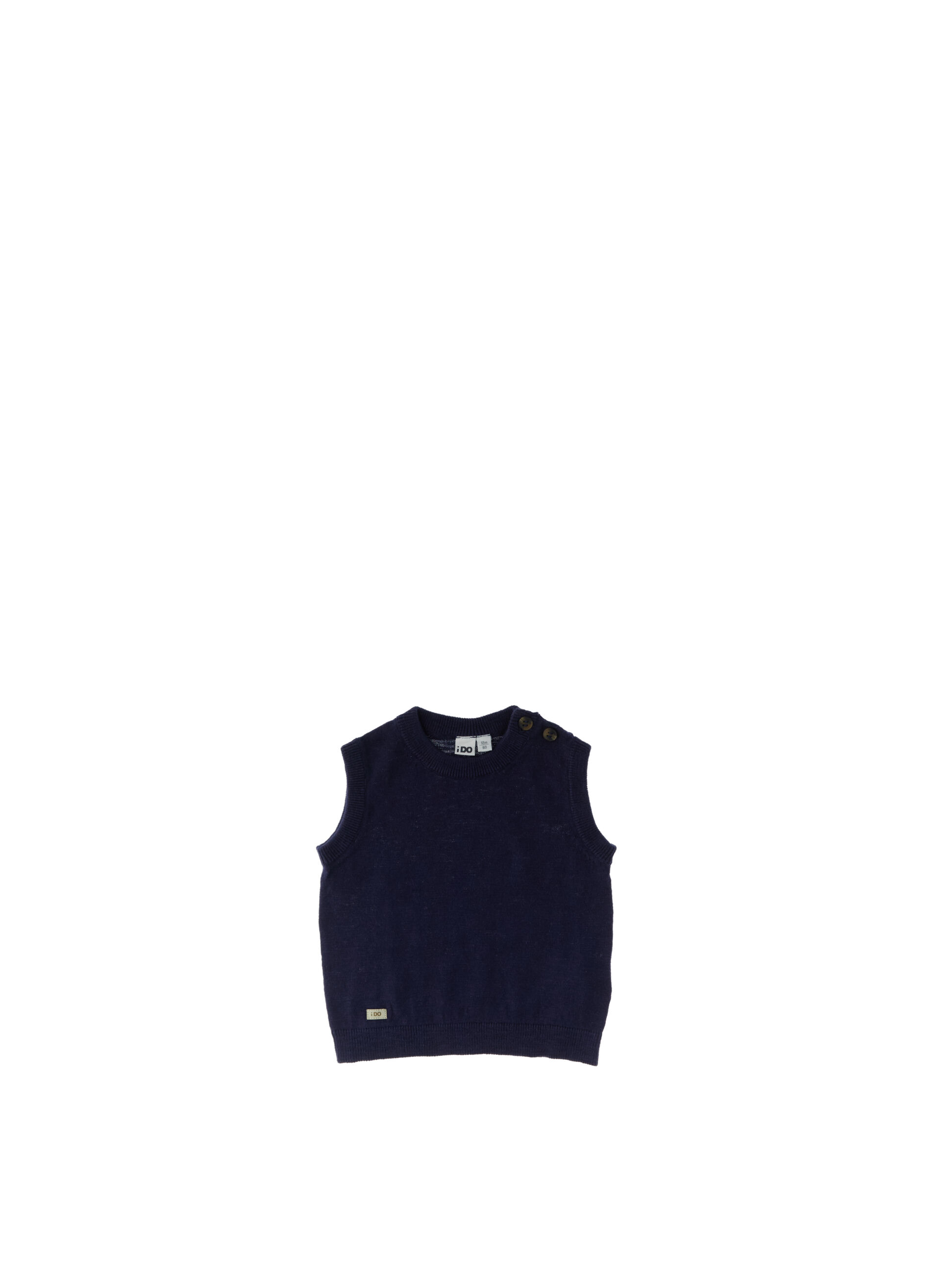 IDO Gilet in cotone BLU NOTTE