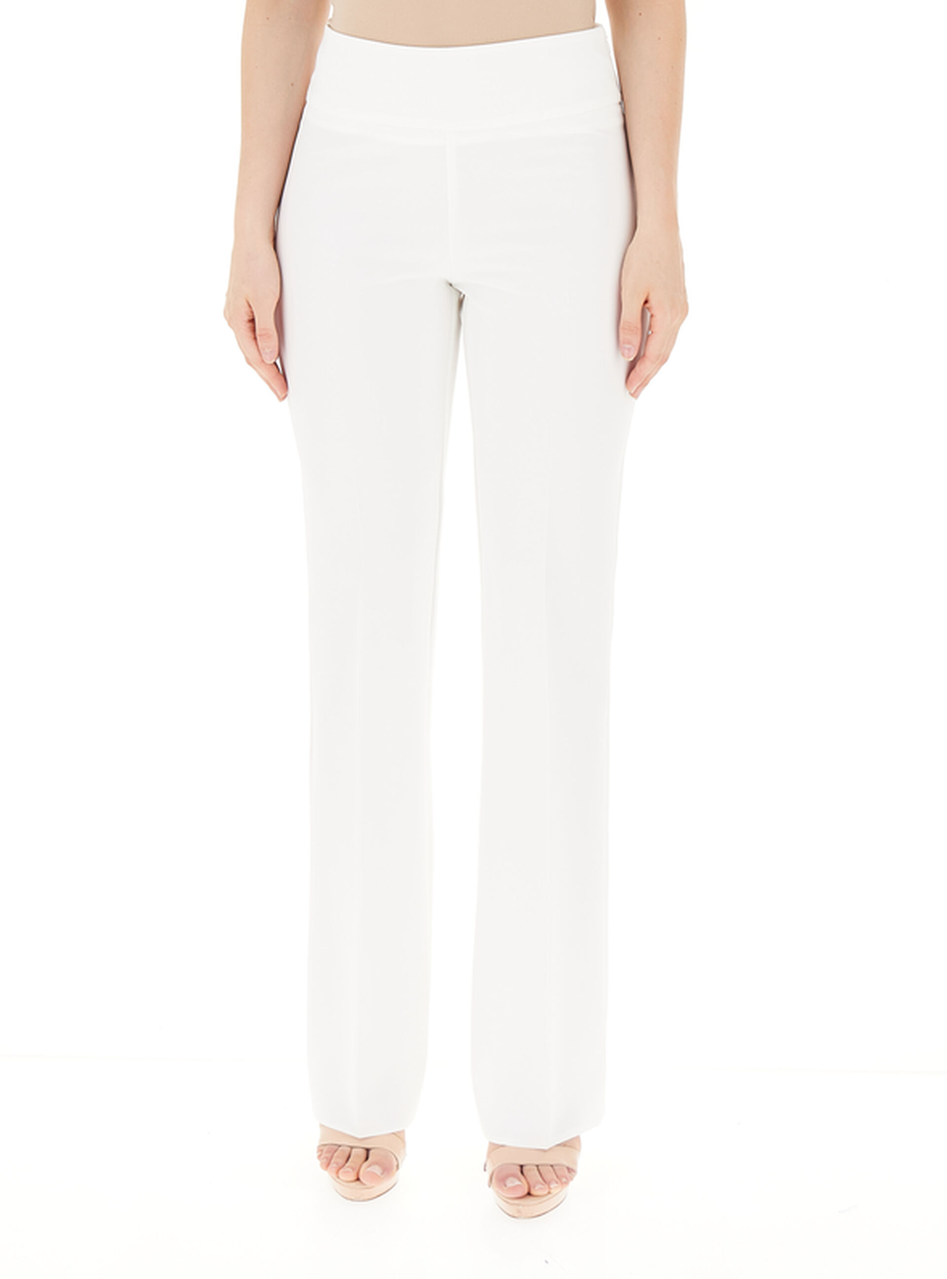 Pantalone flare BIANCO M