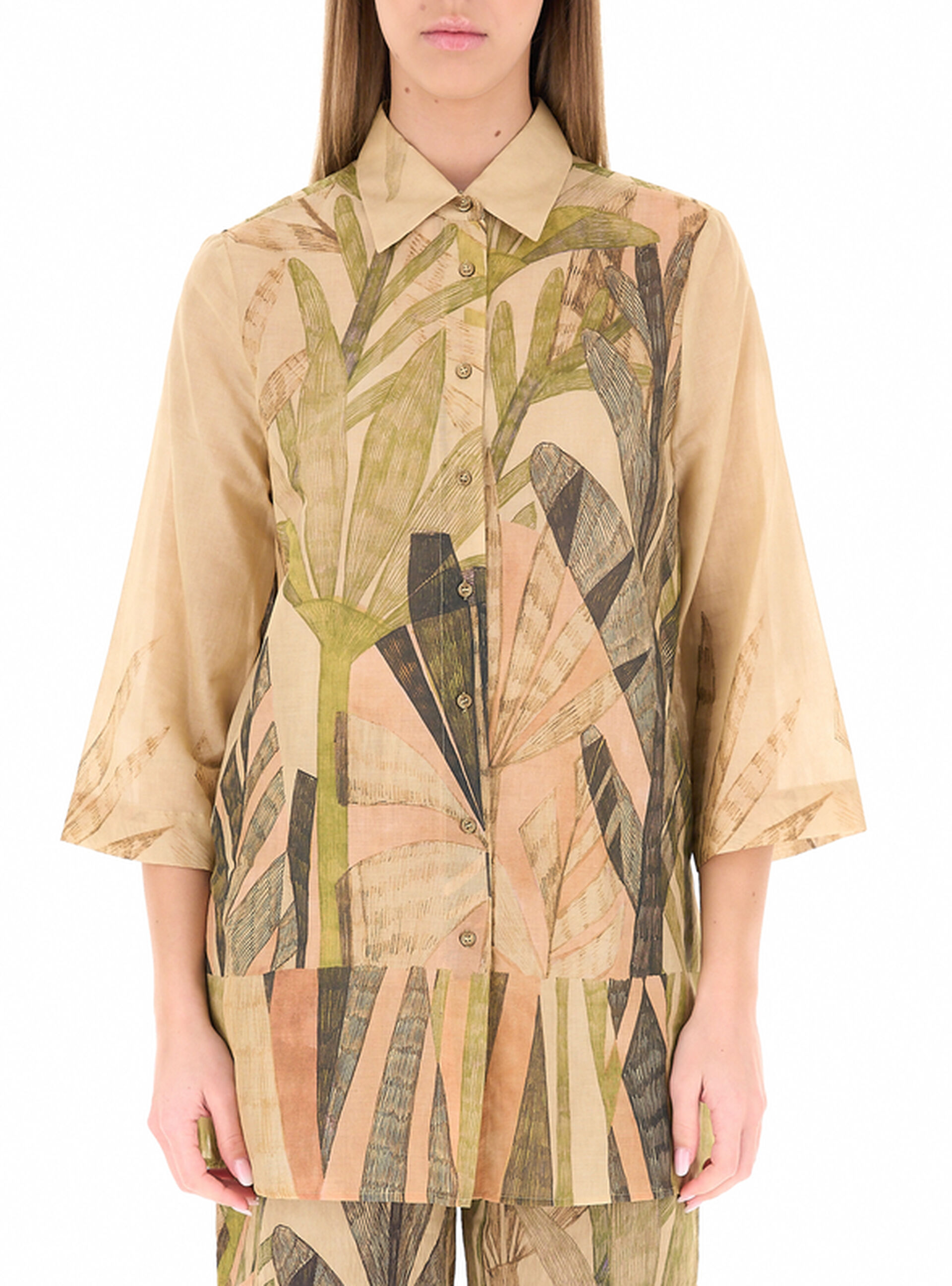 Maxi camicia BEIGE 46
