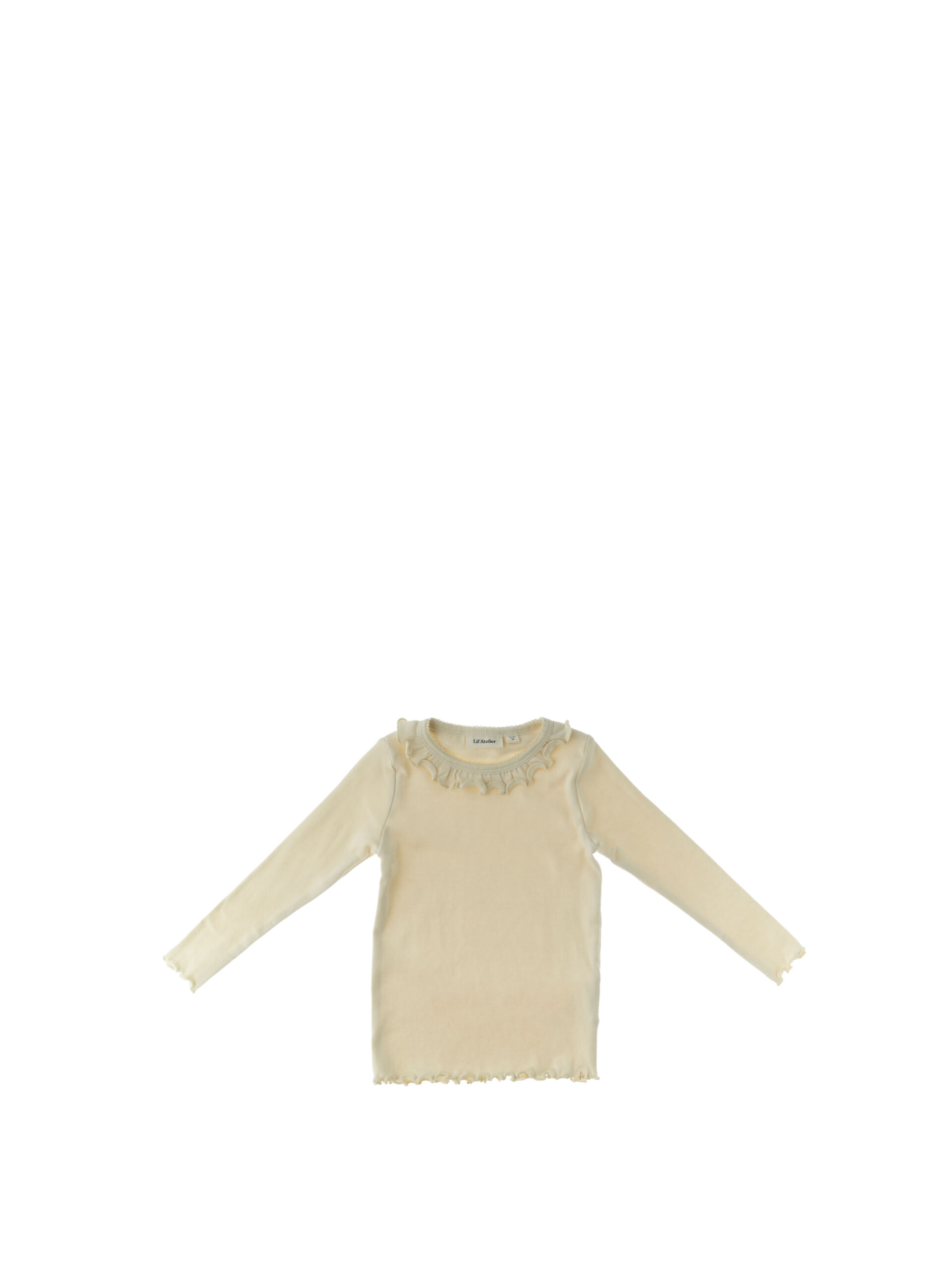 T-shirt maniche lunghe BEIGE 122/128