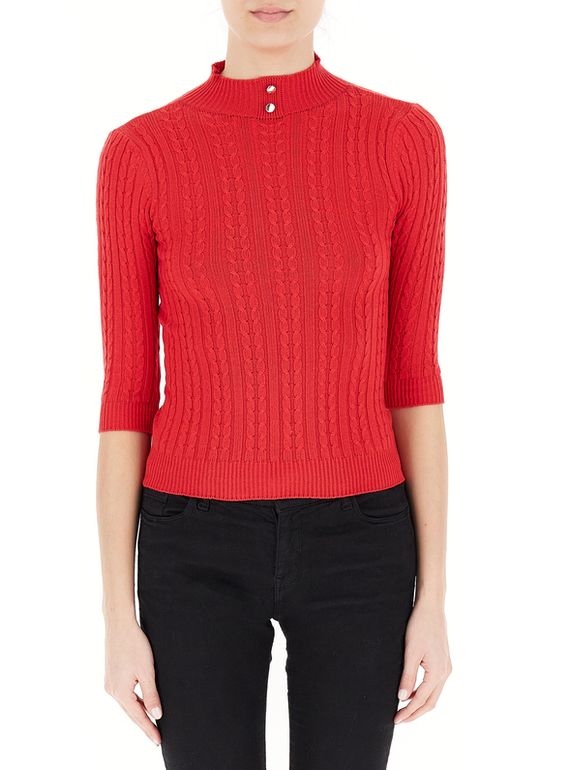 Maglia a costine ROSSO L/XL