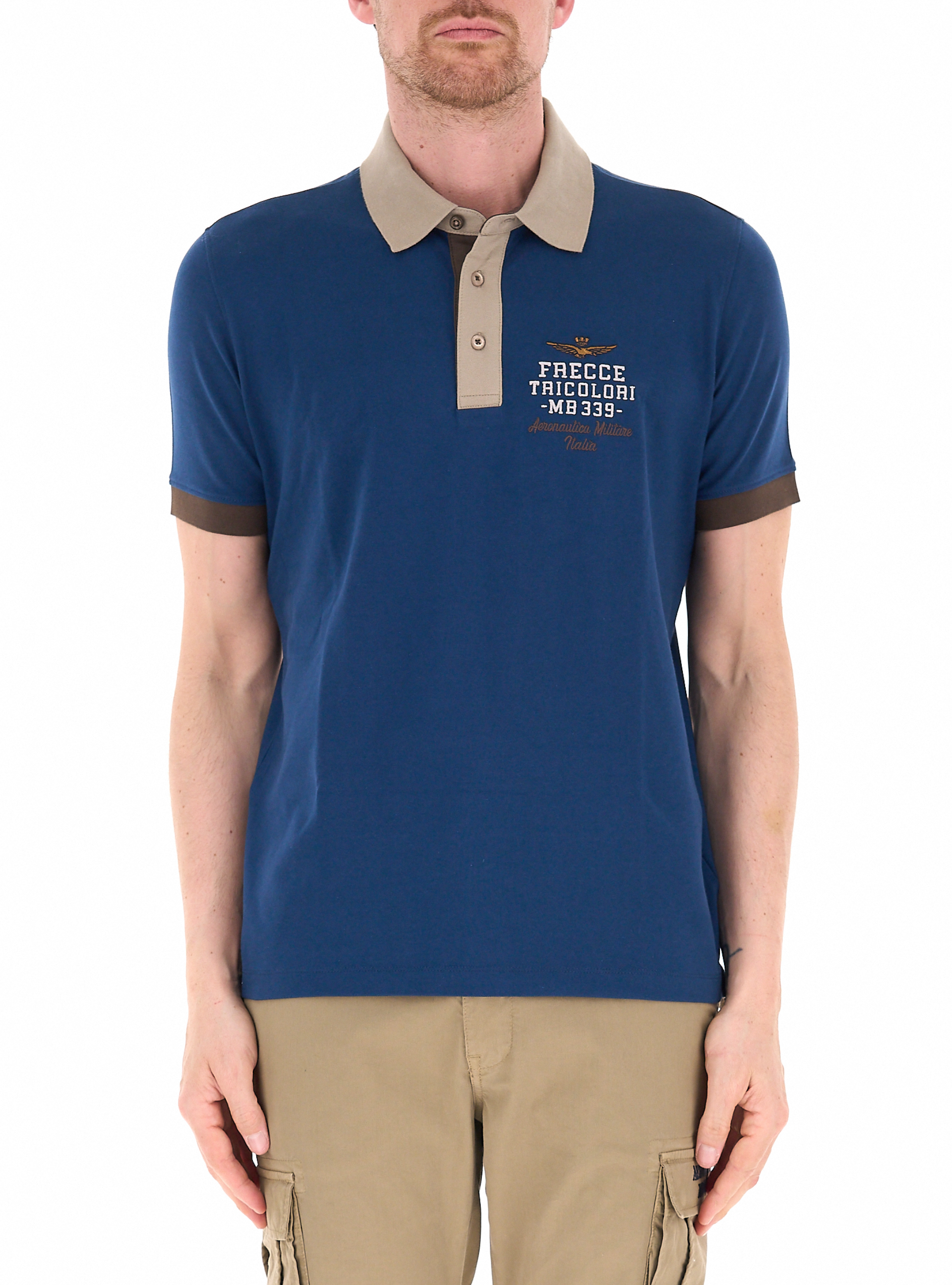 Polo maniche corte BLU