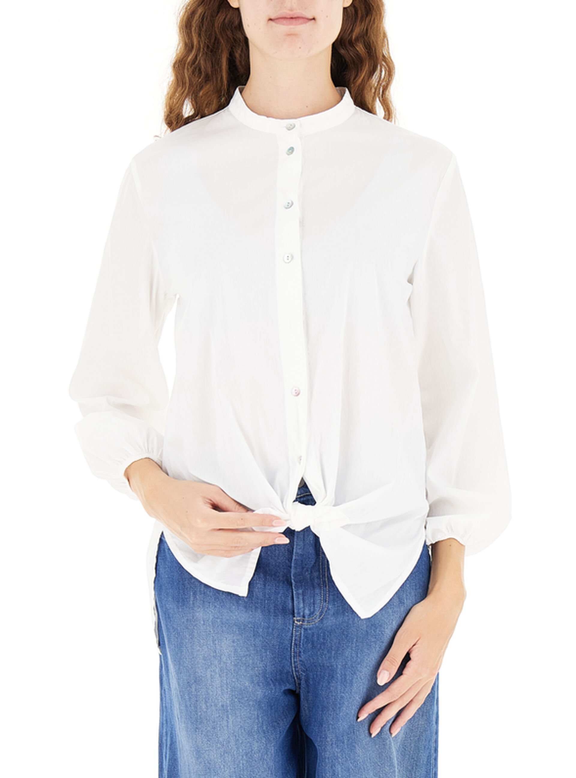 Dixie Camicia misto cotone PANNA