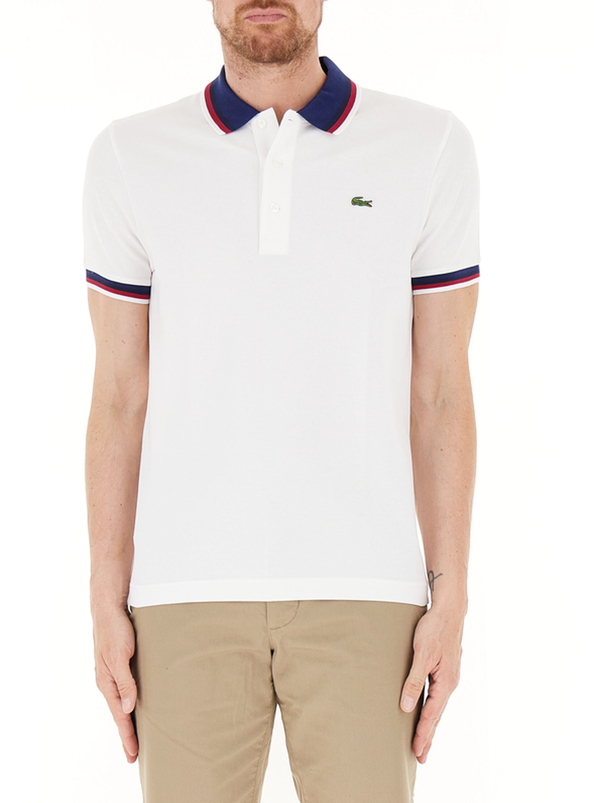 Lacoste Polo regular BIANCO 3