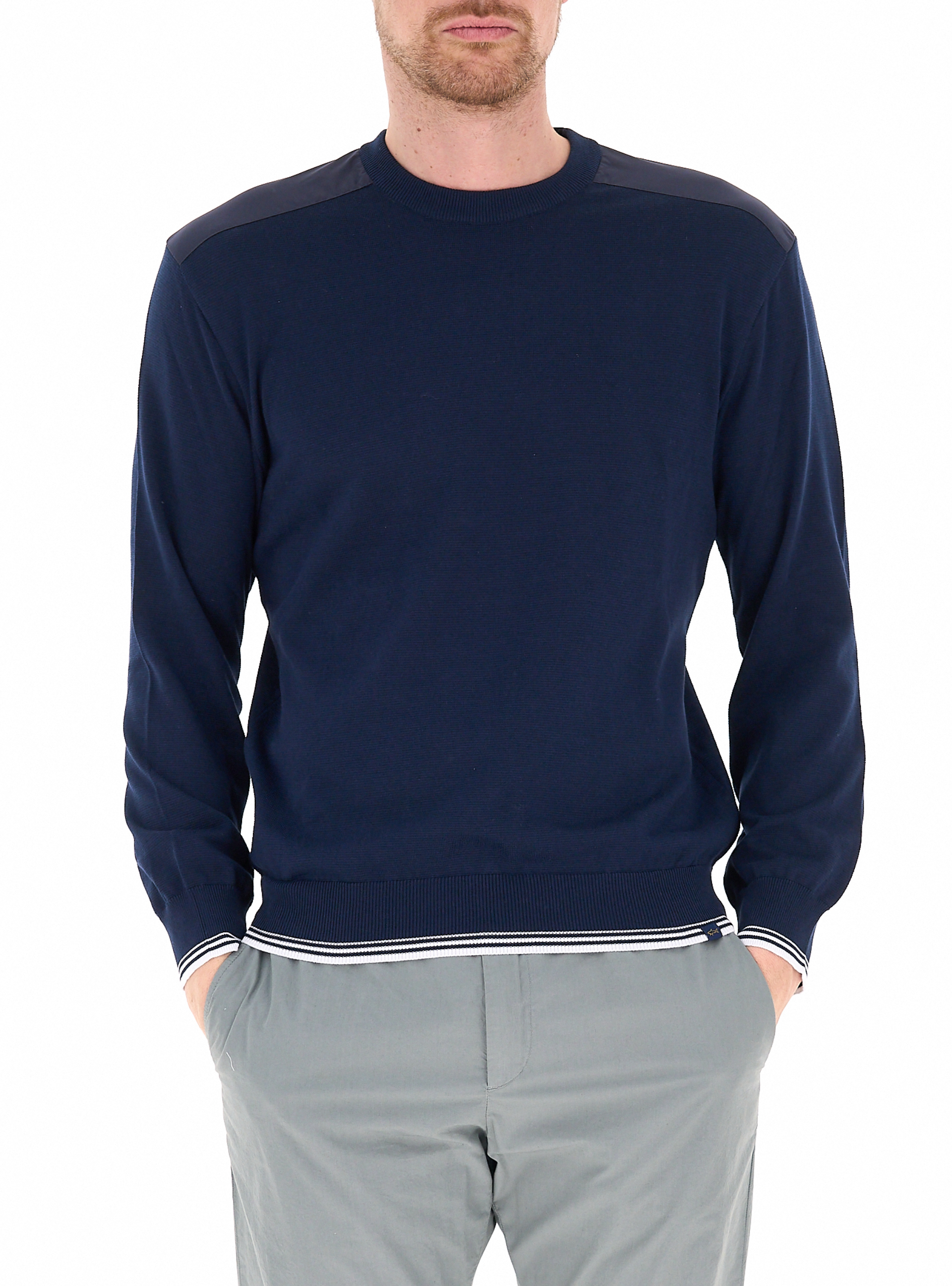 Maglia in cotone BLU NAVY