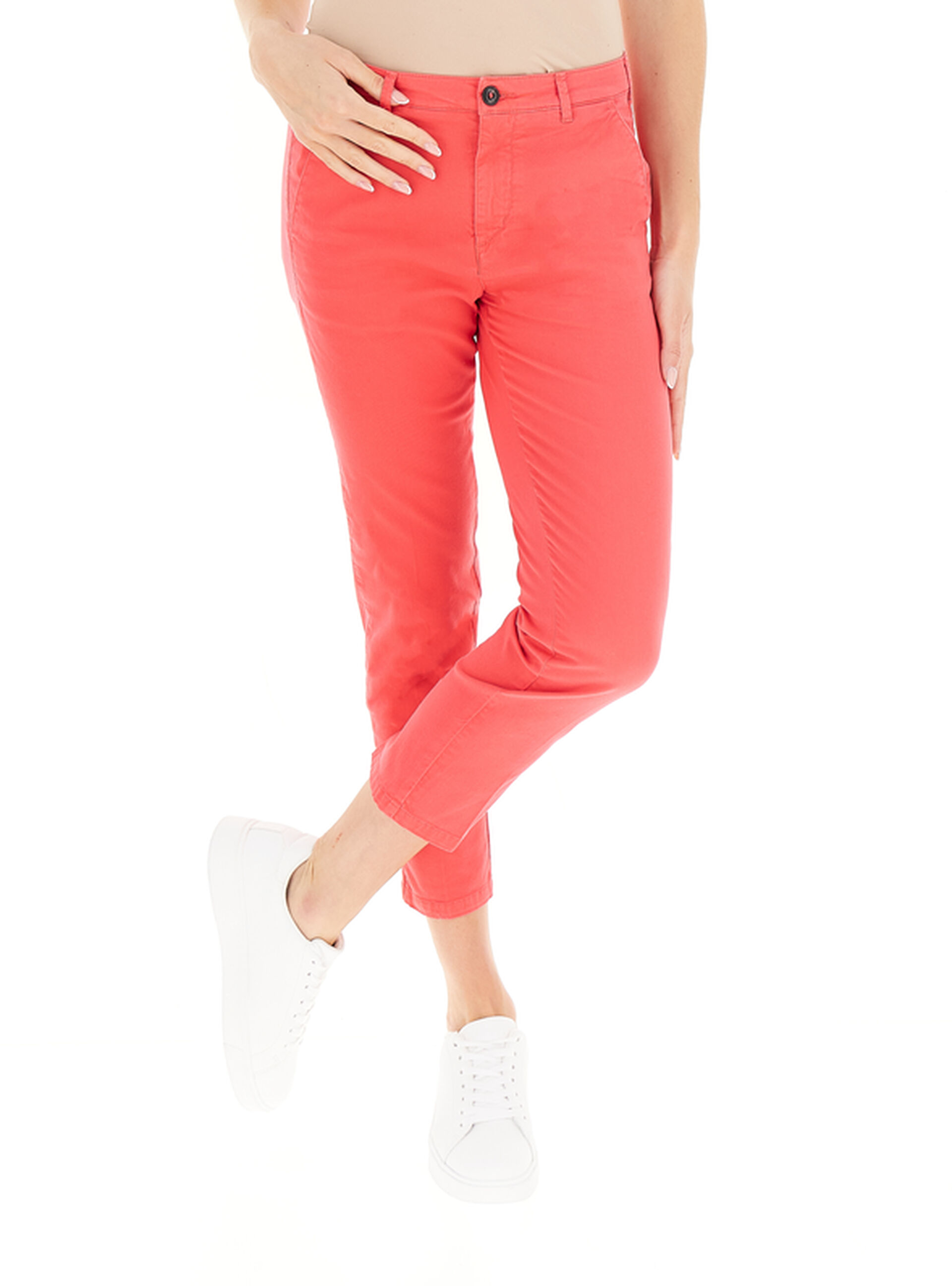 WEFT Pantalone chino CORALLO