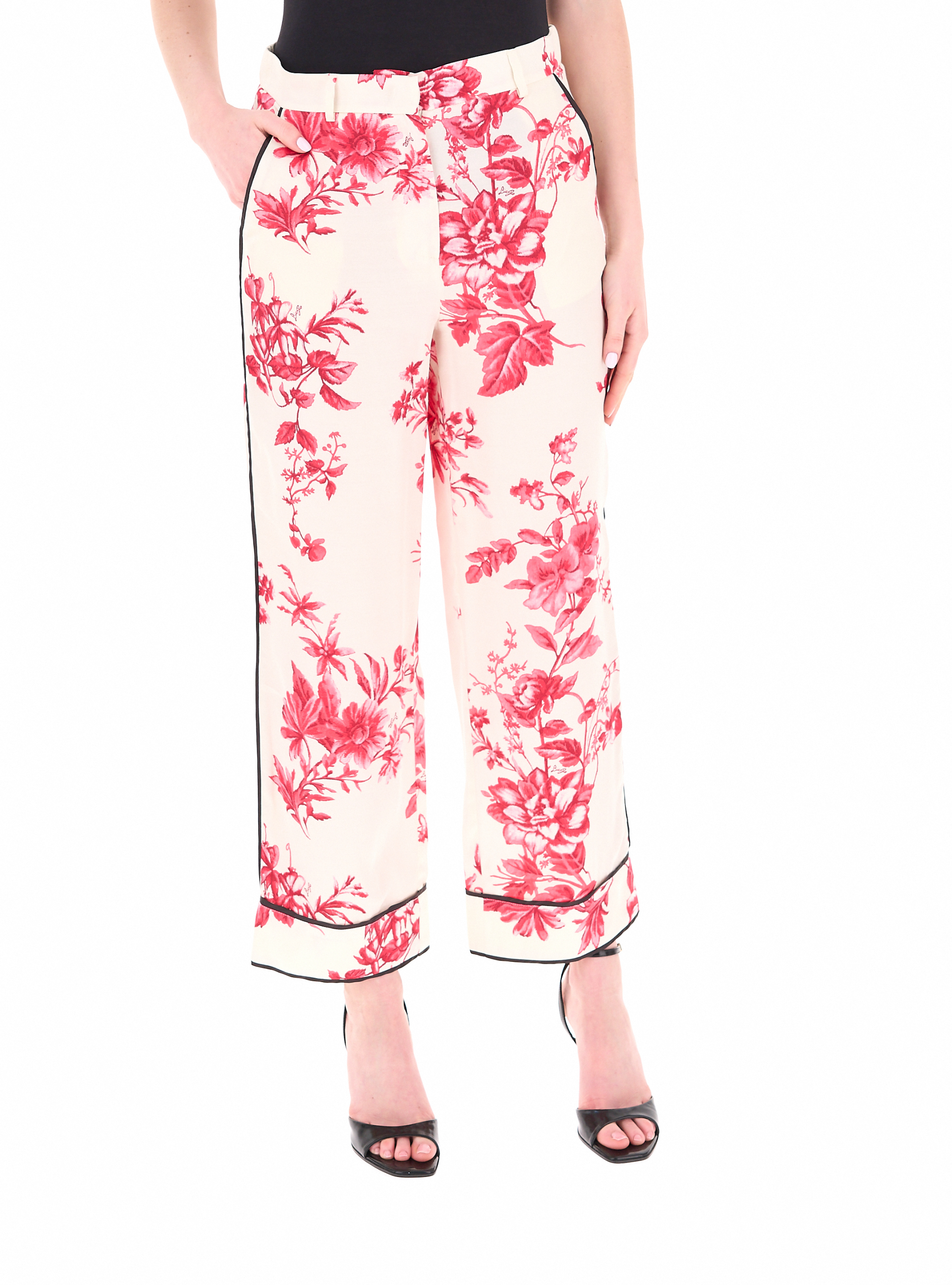 LIU JO Pantalone a palazzo FUCSIA
