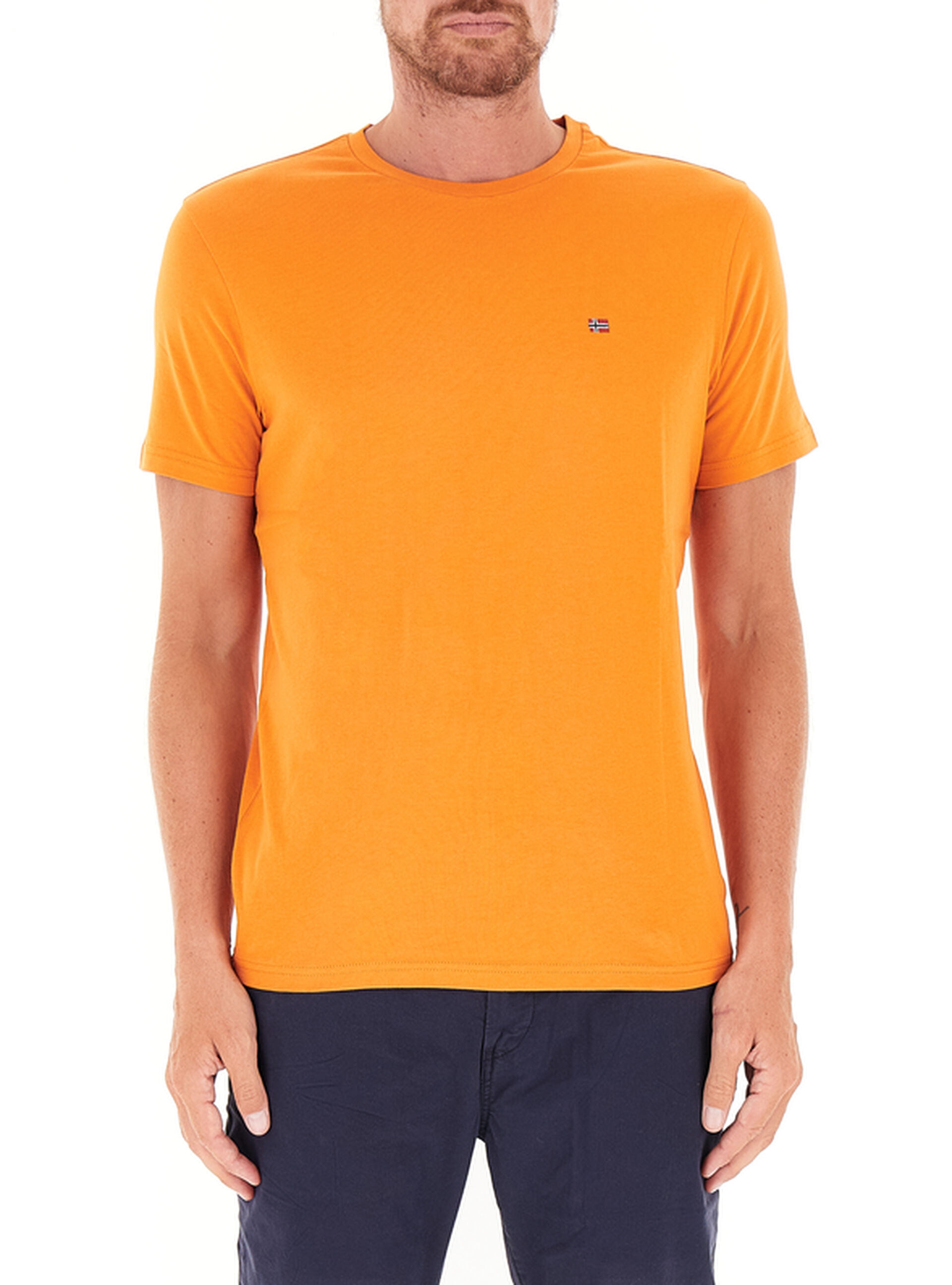 T-shirt girocollo ARANCIONE