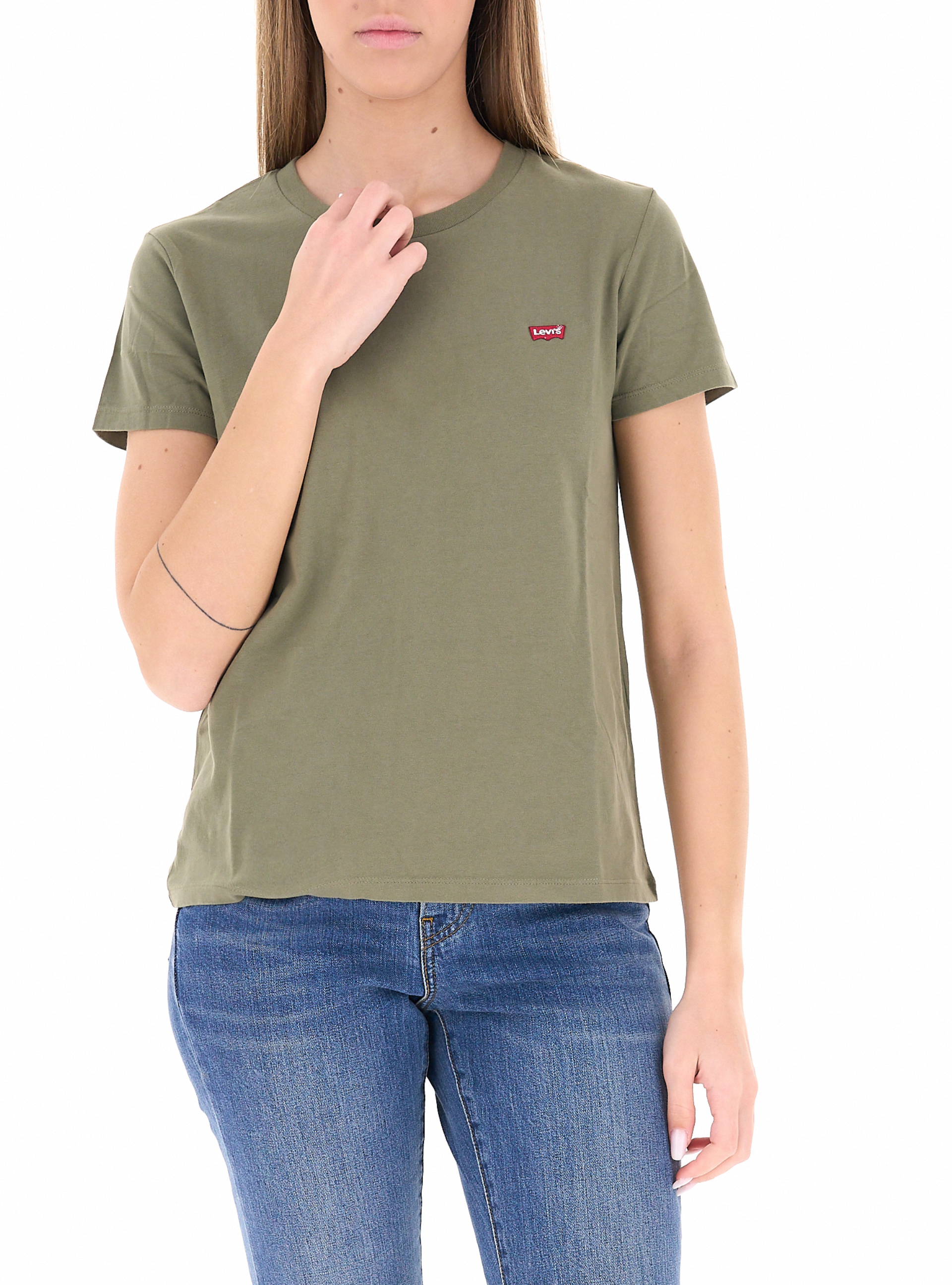 T-shirt girocollo LEVI'S VERDE MILITARE M