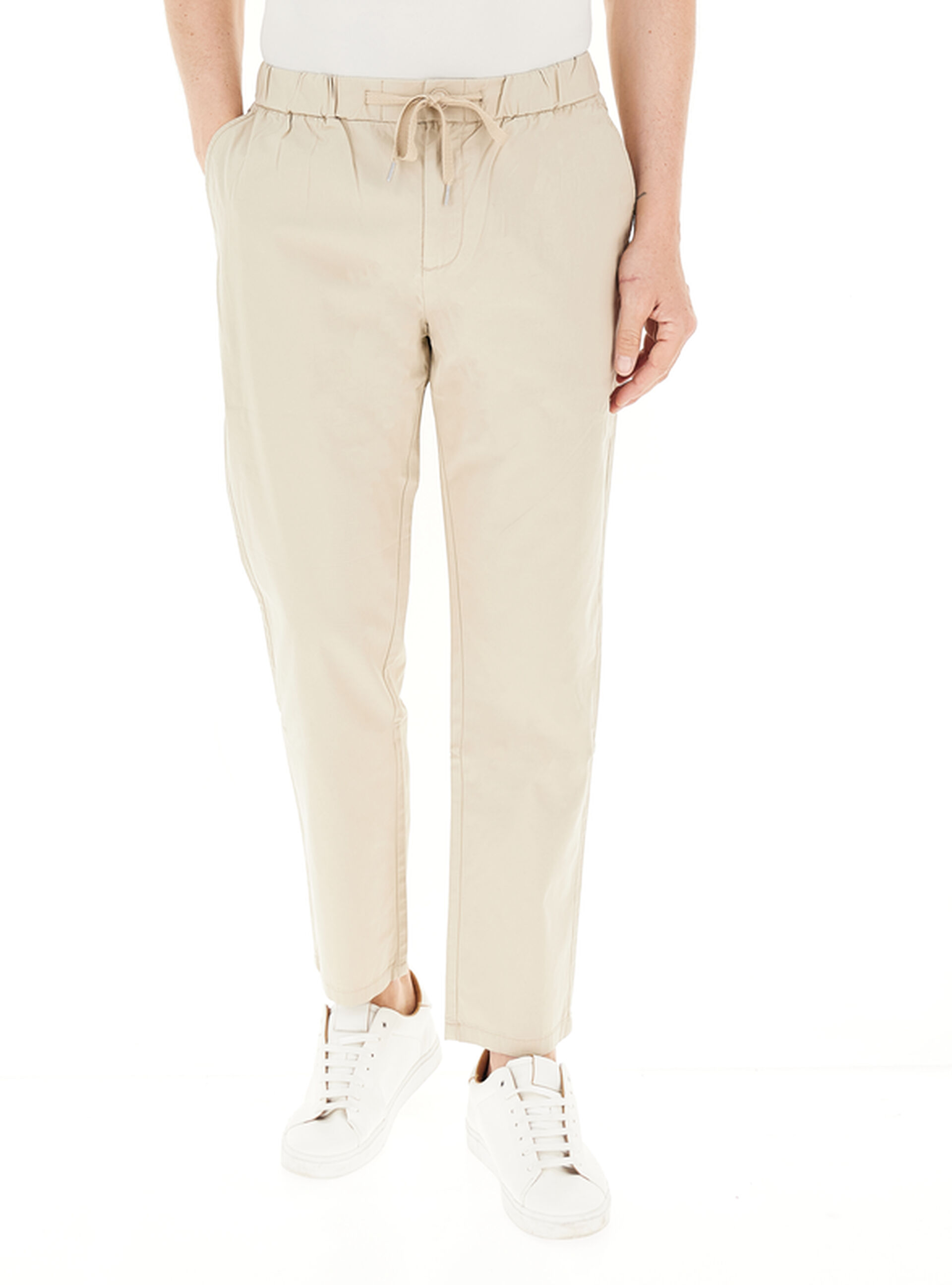 SUN68 Pantalone misto cotone BEIGE