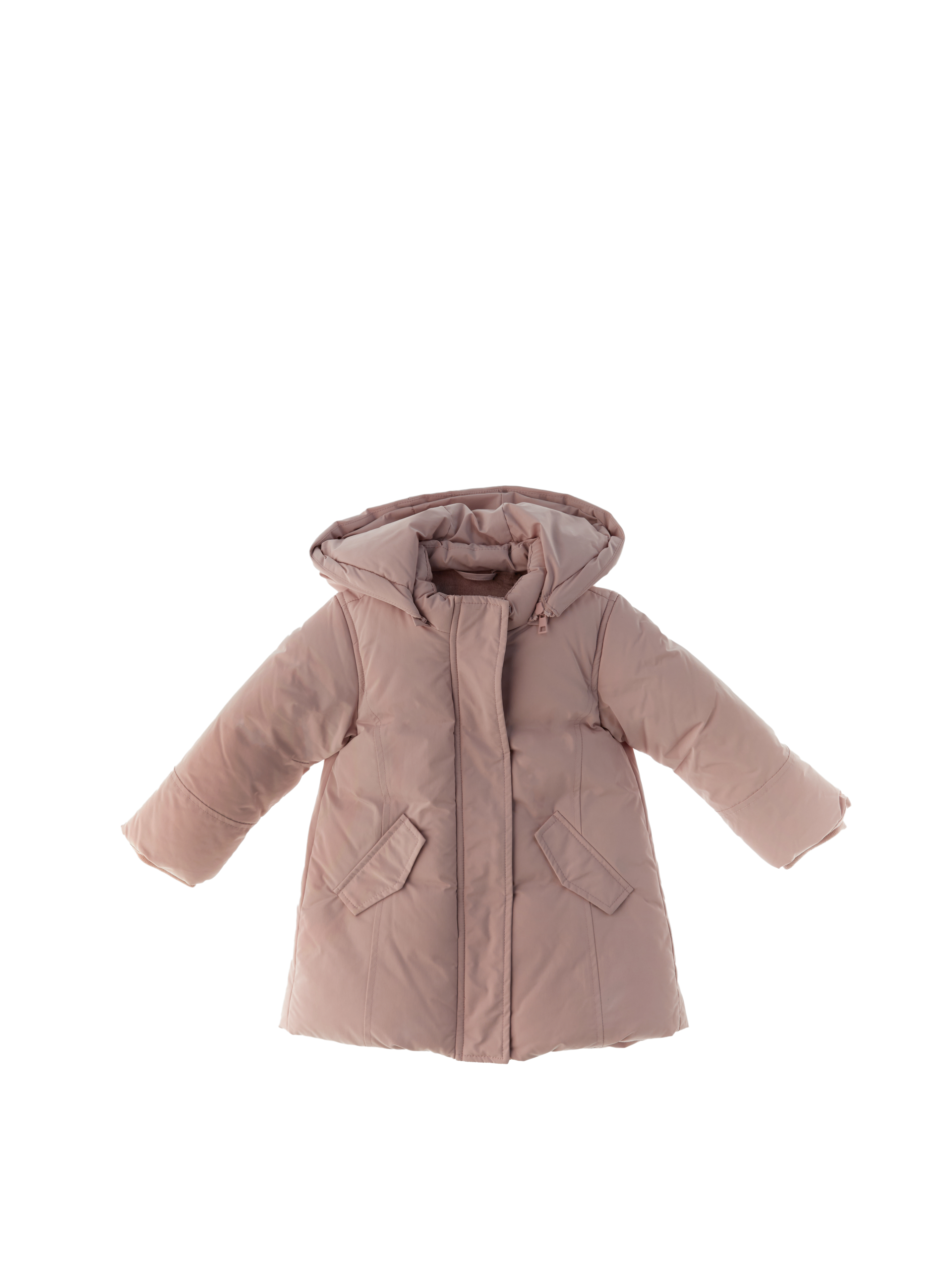 Giubbotto con cappuccio ROSA ANTICO 24M