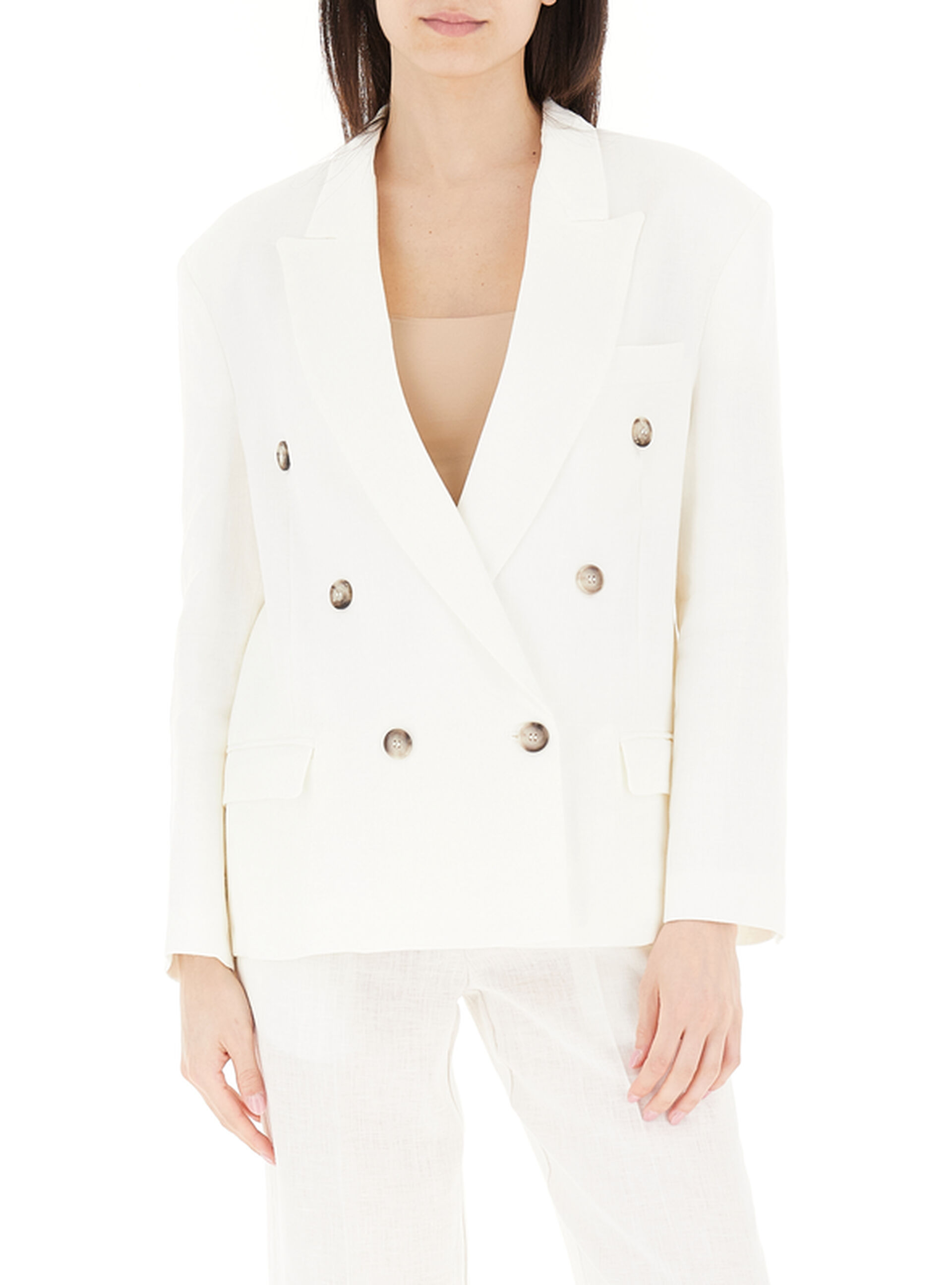 VICOLO Blazer Doppiopetto PANNA