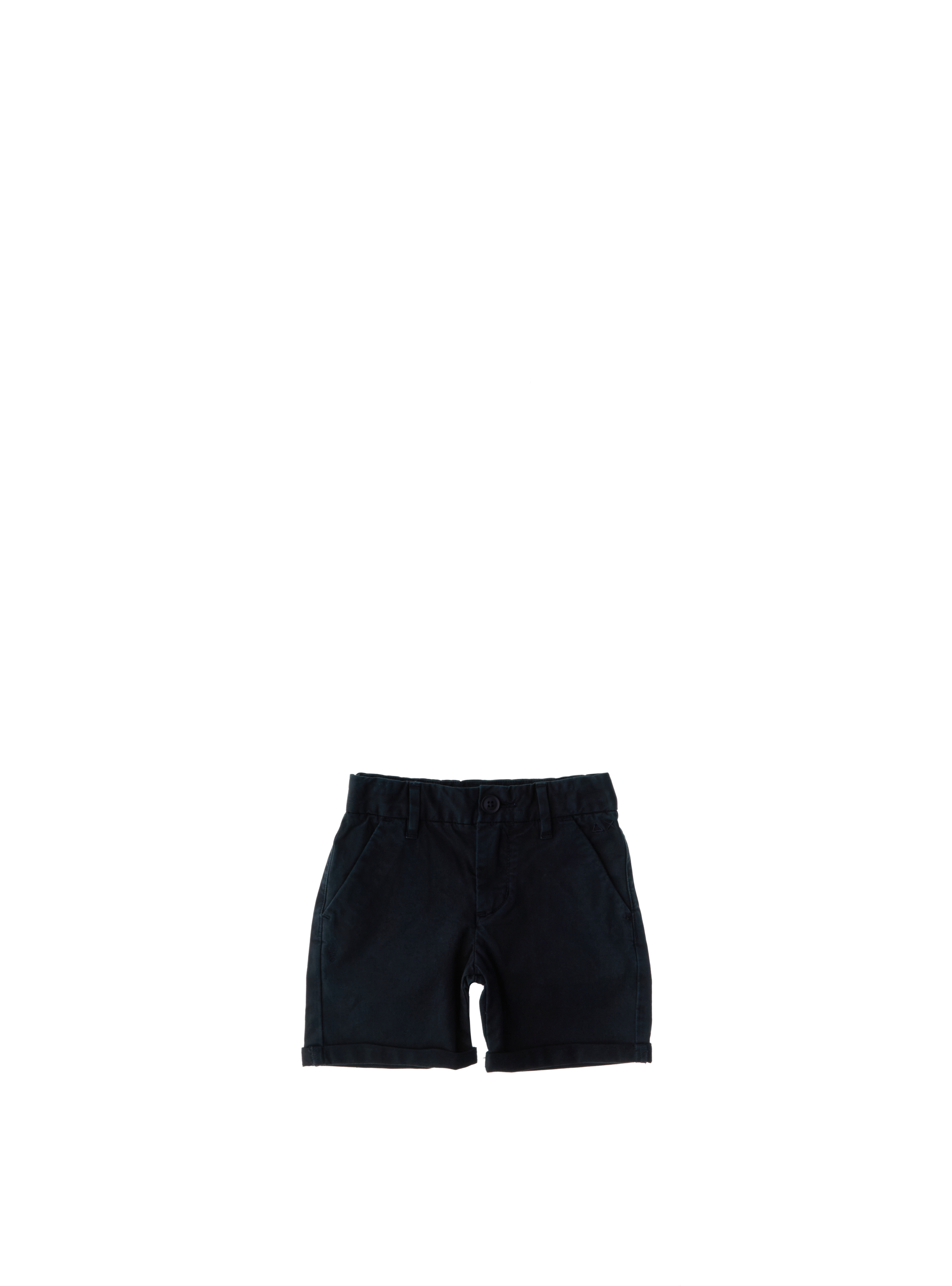 SUN68 Bermuda in cotone NERO