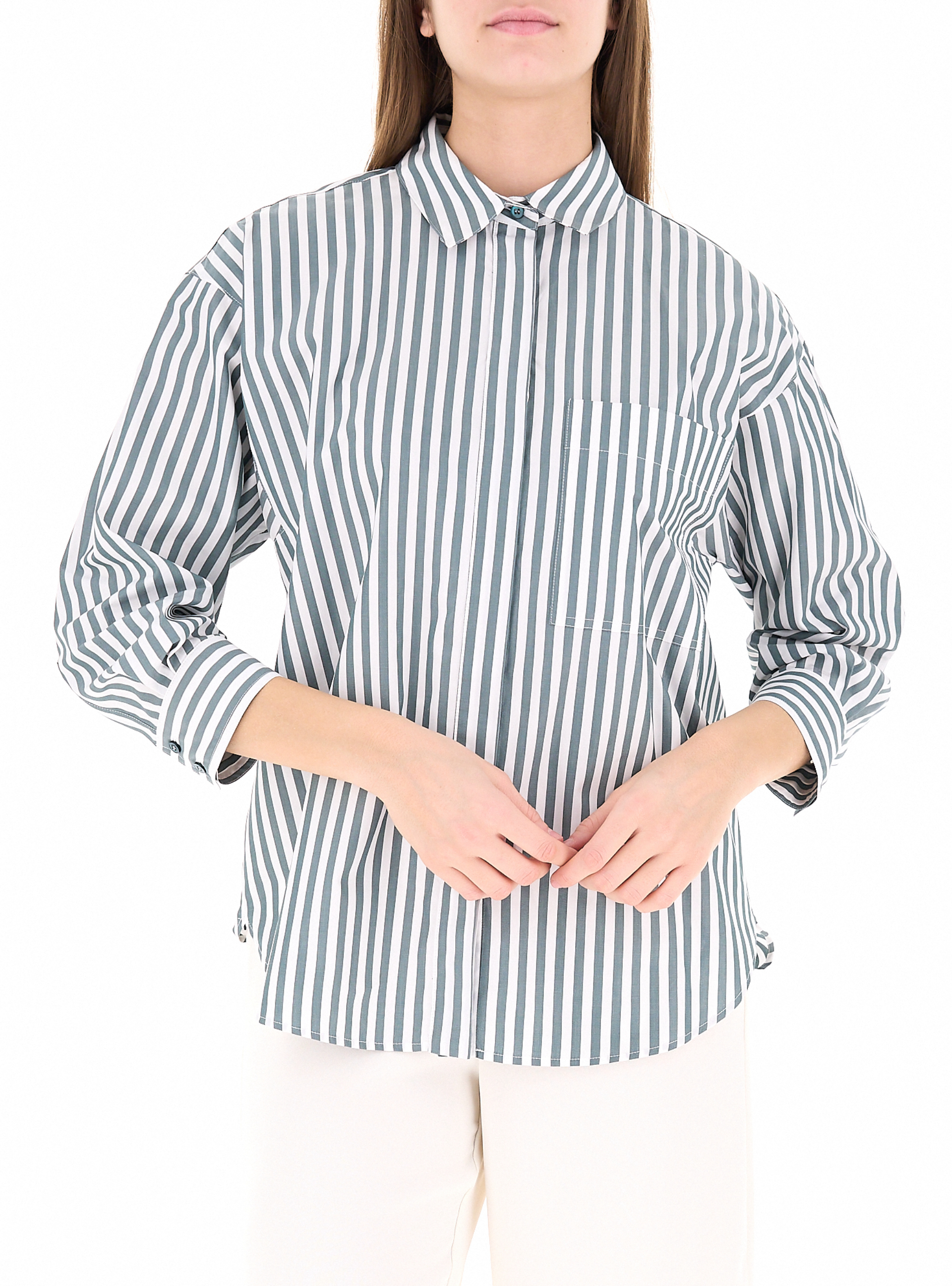 I BLUES Camicia a righe VERDE