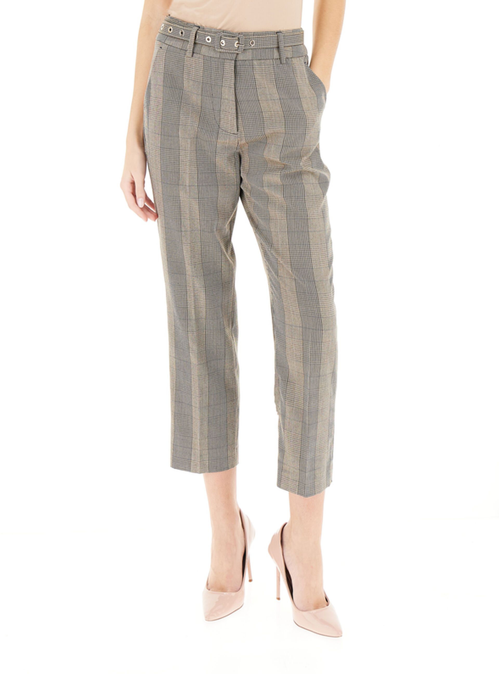 KOCCA Pantalone cropped GRIGIO