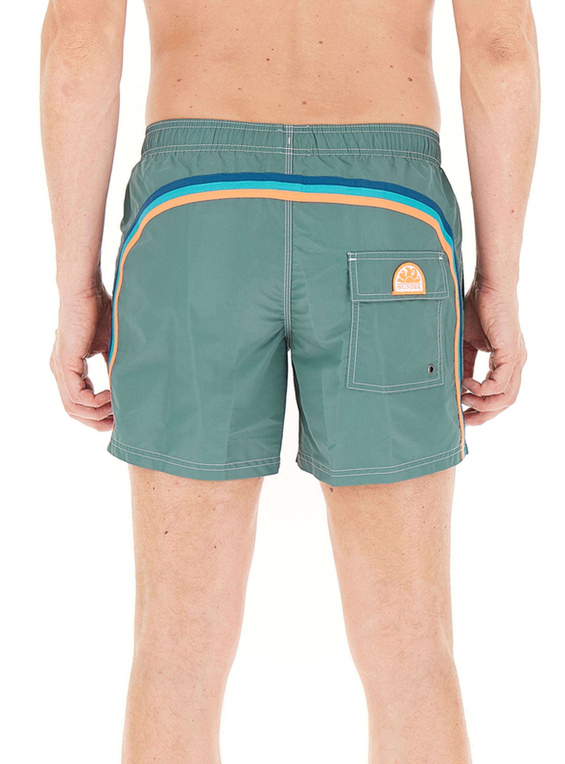 SUNDEK Shorts da mare PETROLIO