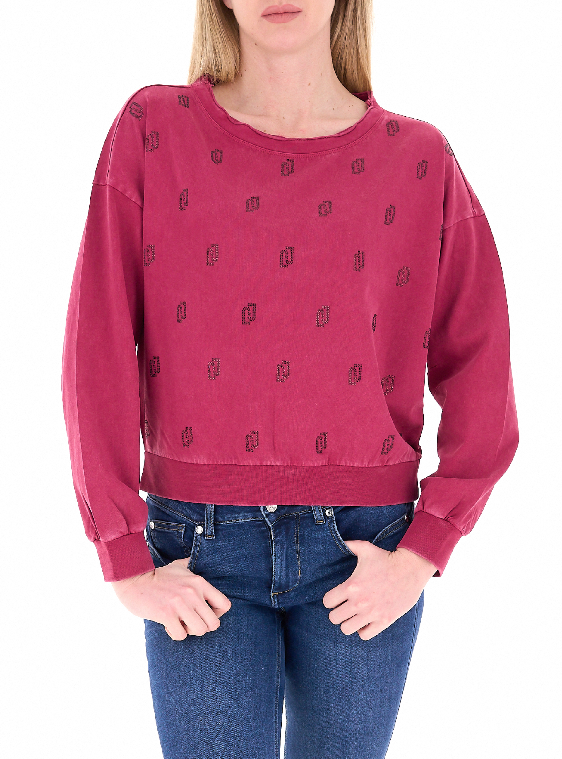 Felpa girocollo SPORT FUCSIA S