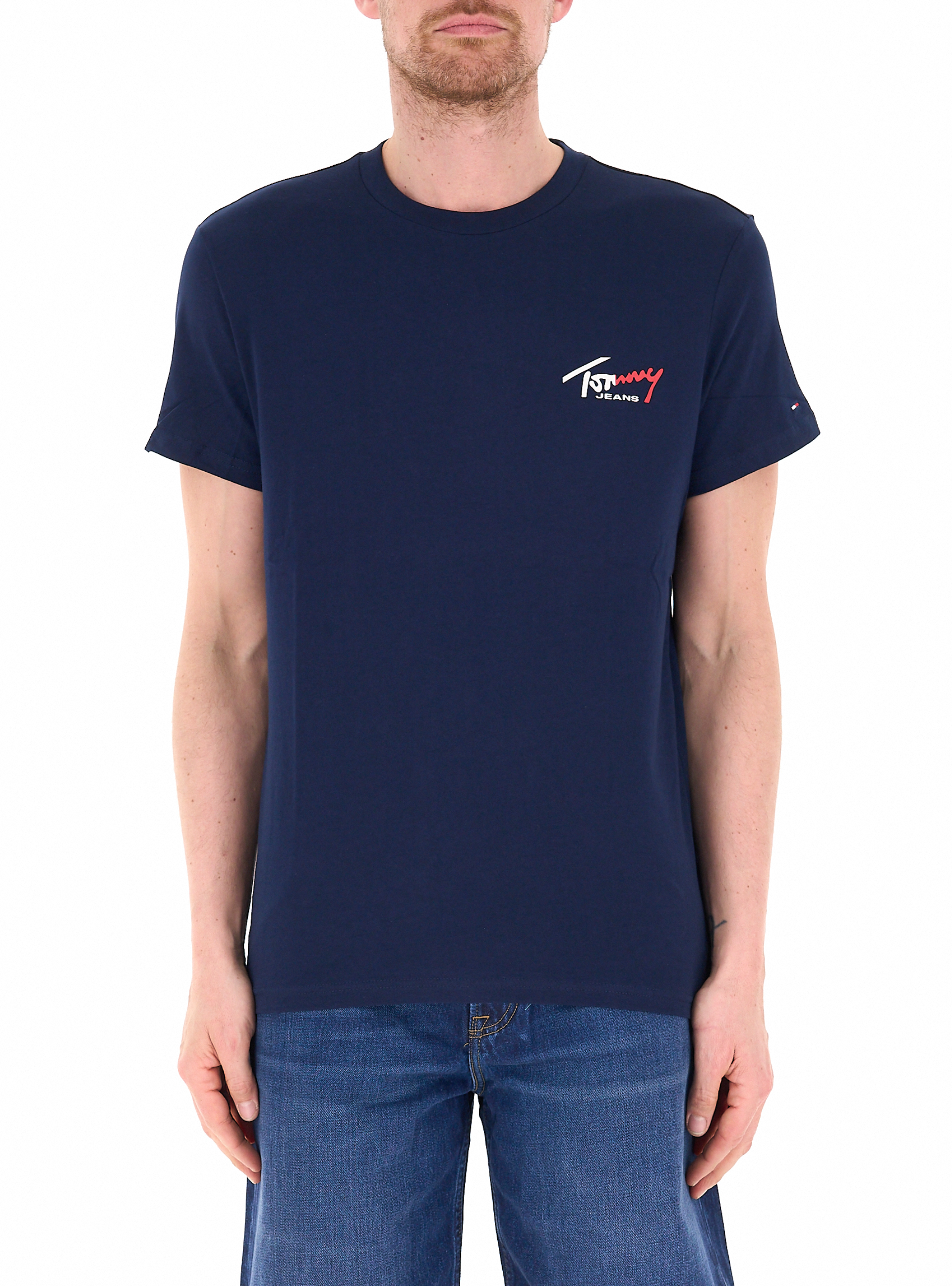 T-shirt girocollo BLU NAVY L