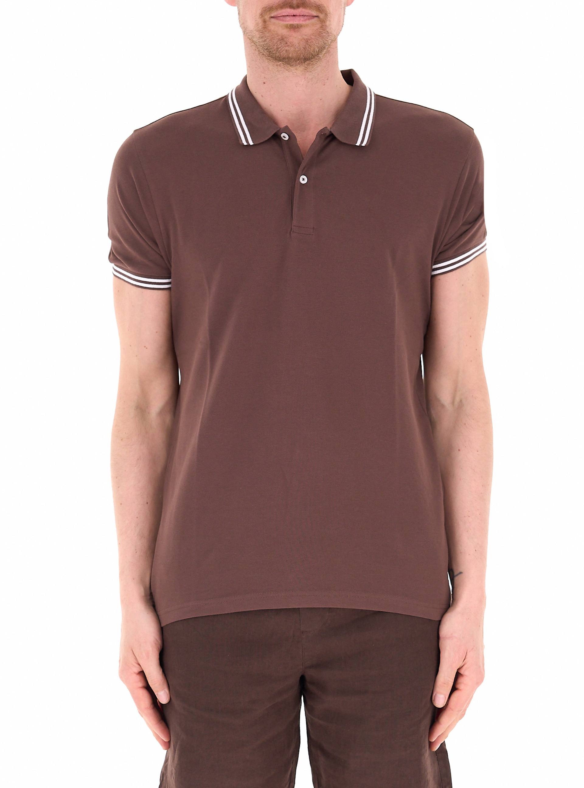 Polo in cotone ORIGINALS MARRONE S