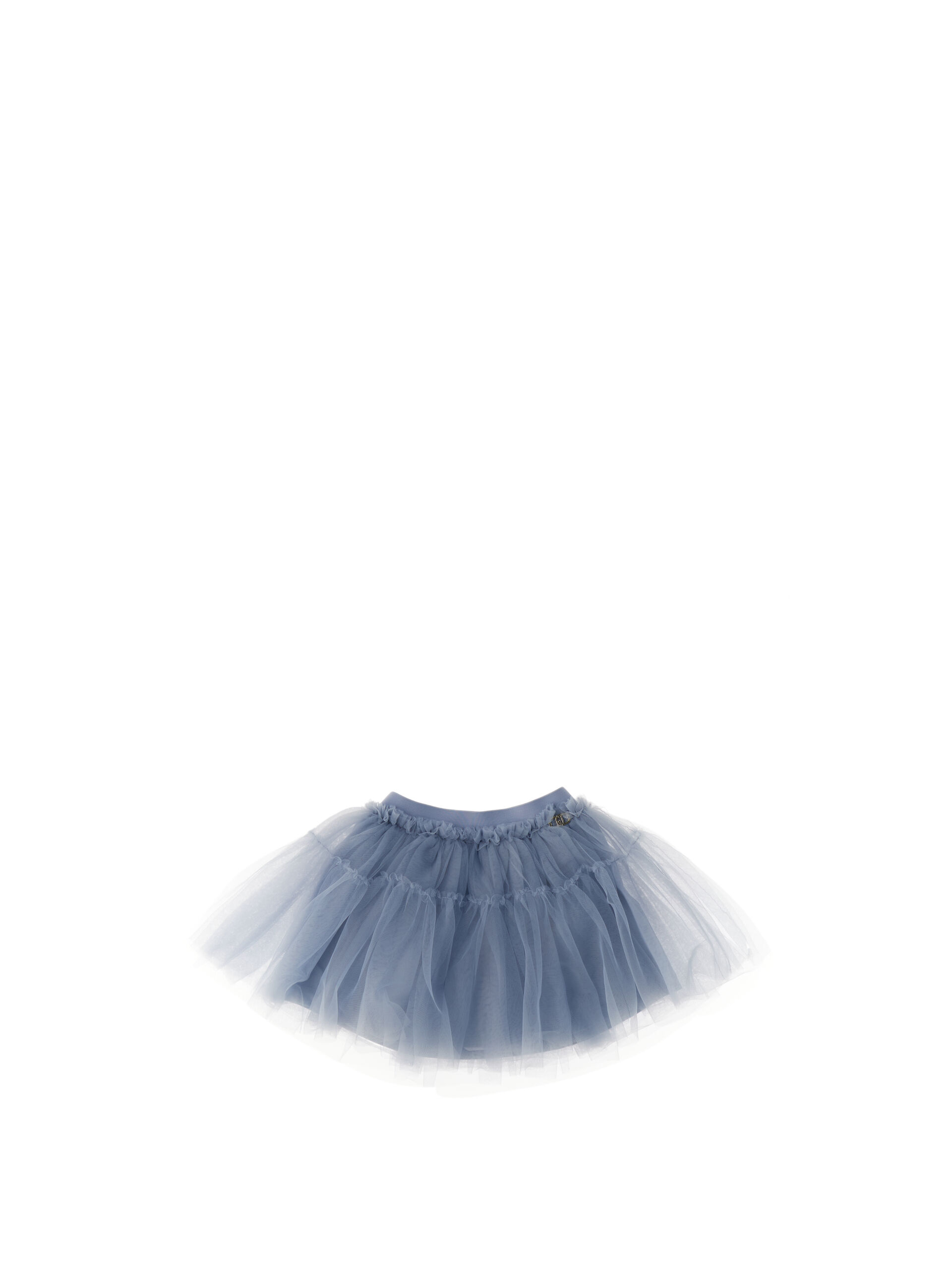 Gonna in tulle BABY AZZURRO POLVERE 2A