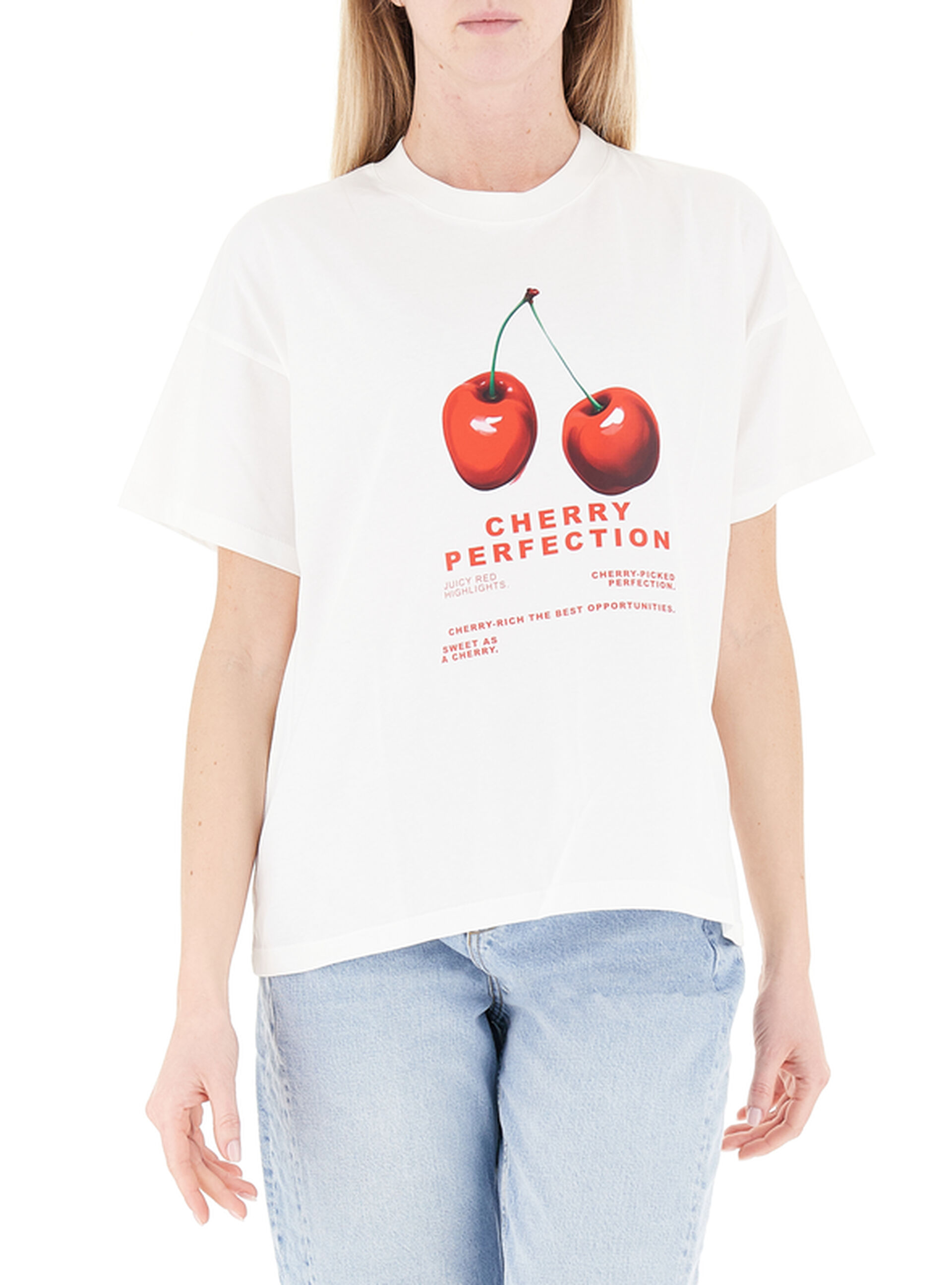 T-shirt girocollo BIANCO UNI