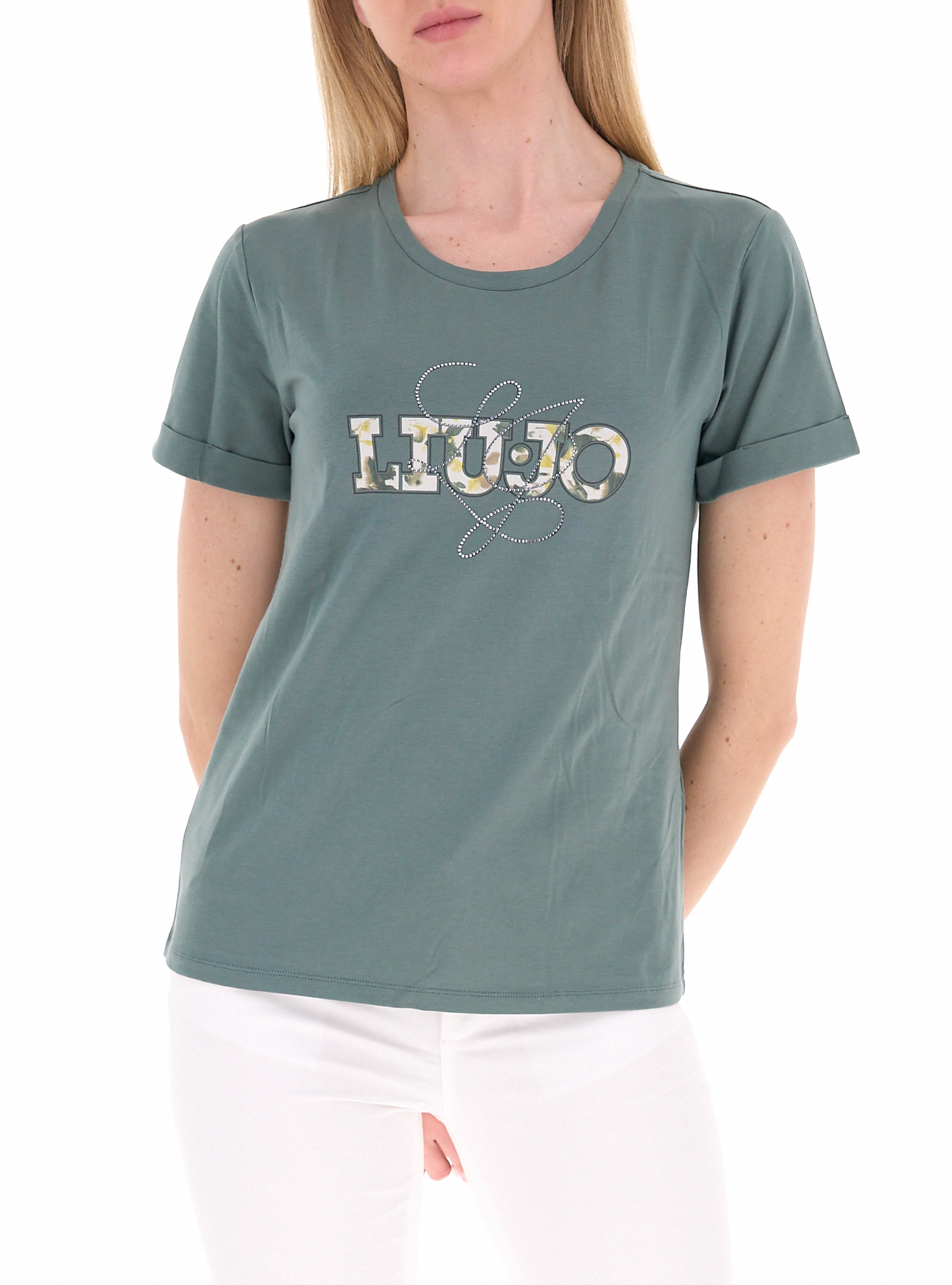 T-shirt girocollo SPORT SALVIA L