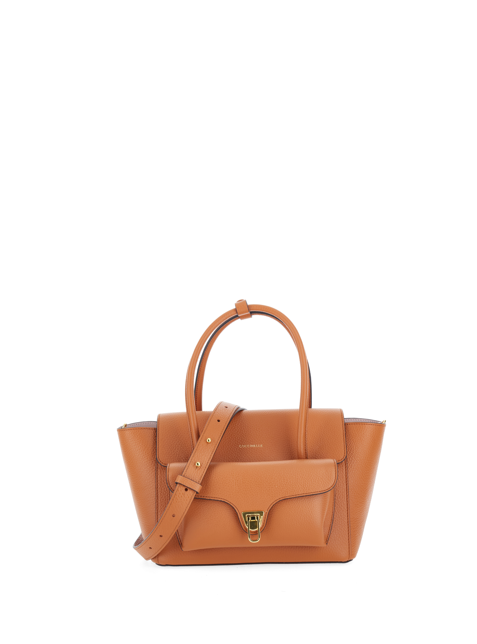 Borsa in pelle MARRONE CHIARO