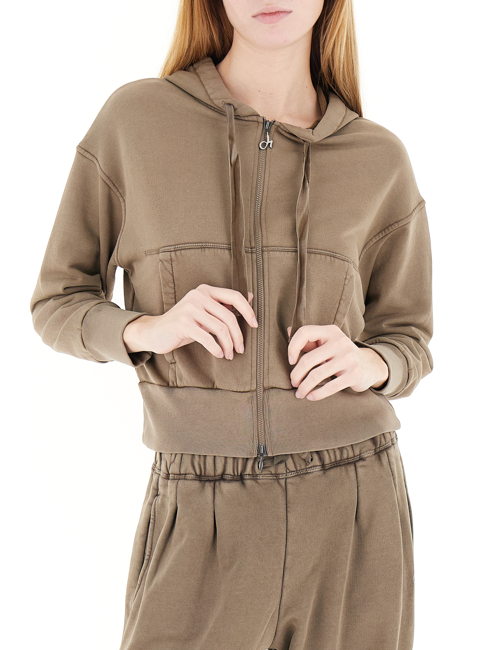 DEHA Felpa con zip FANGO L