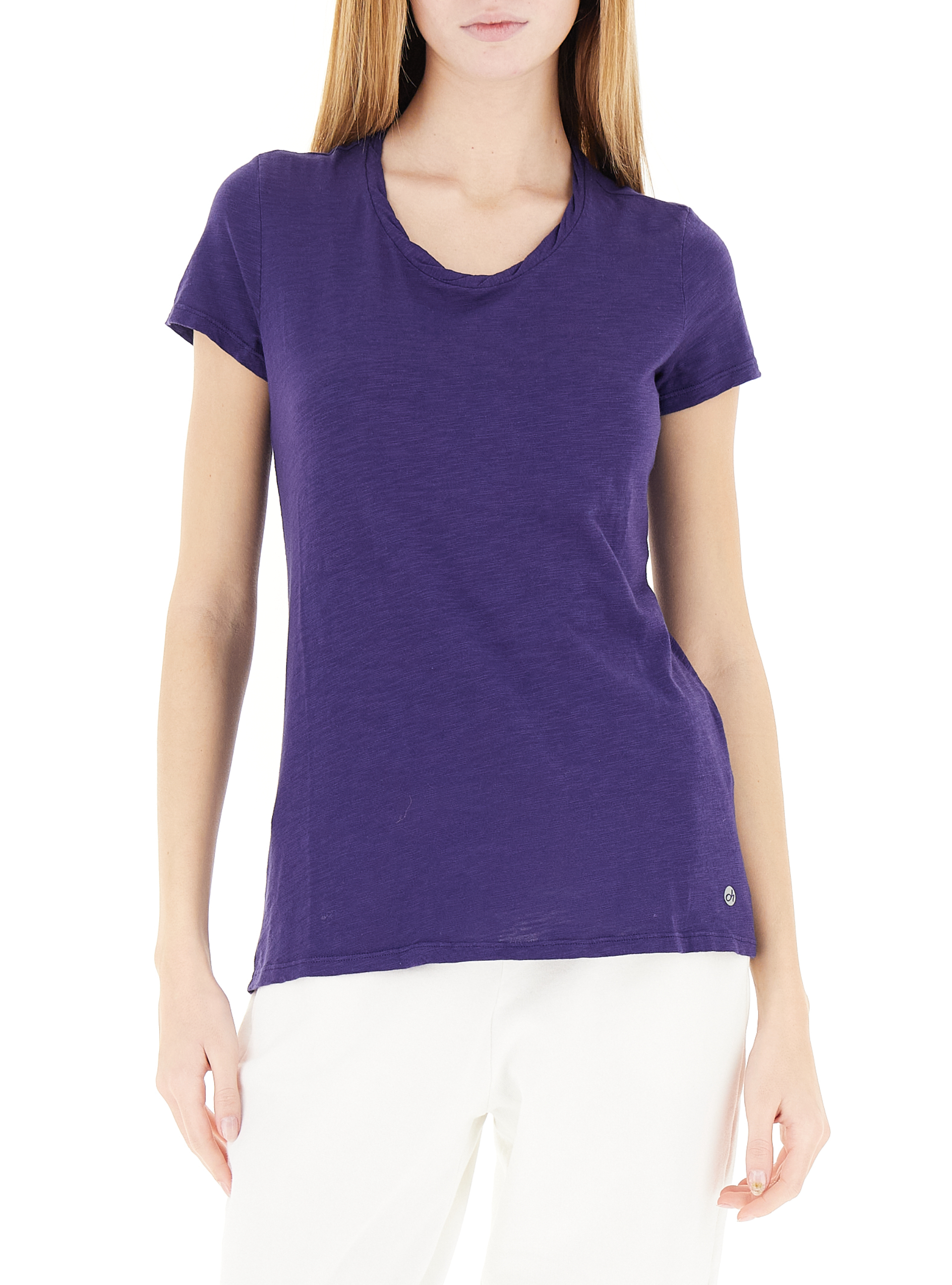 DEHA T-shirt girocollo VIOLA S