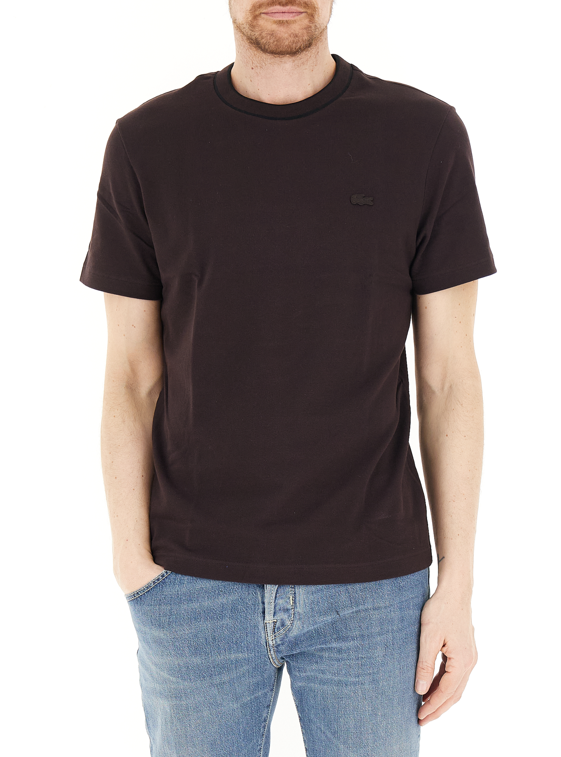 T-shirt in piqué TESTA DI MORO 4