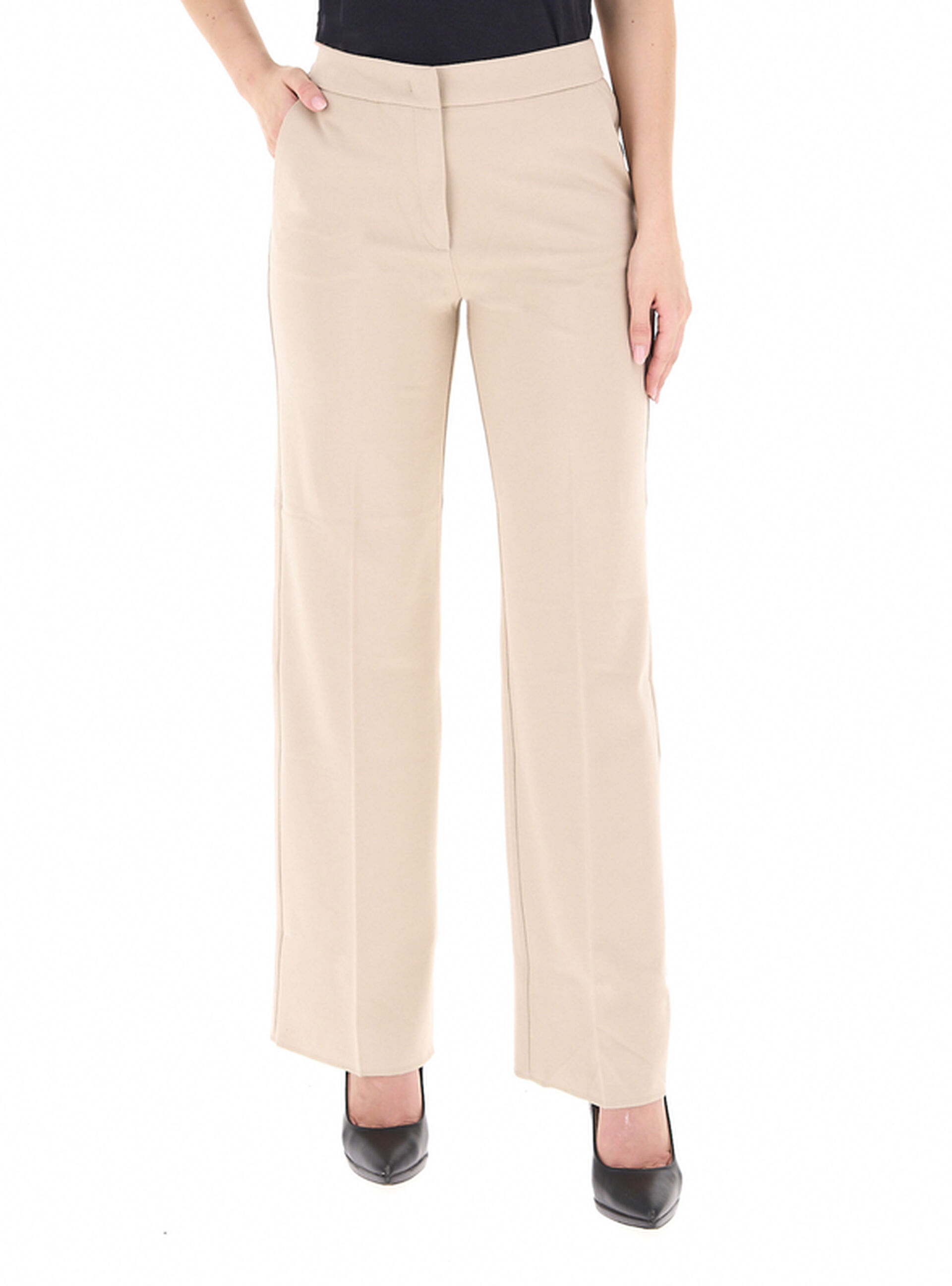 Pantalone a palazzo BEIGE S