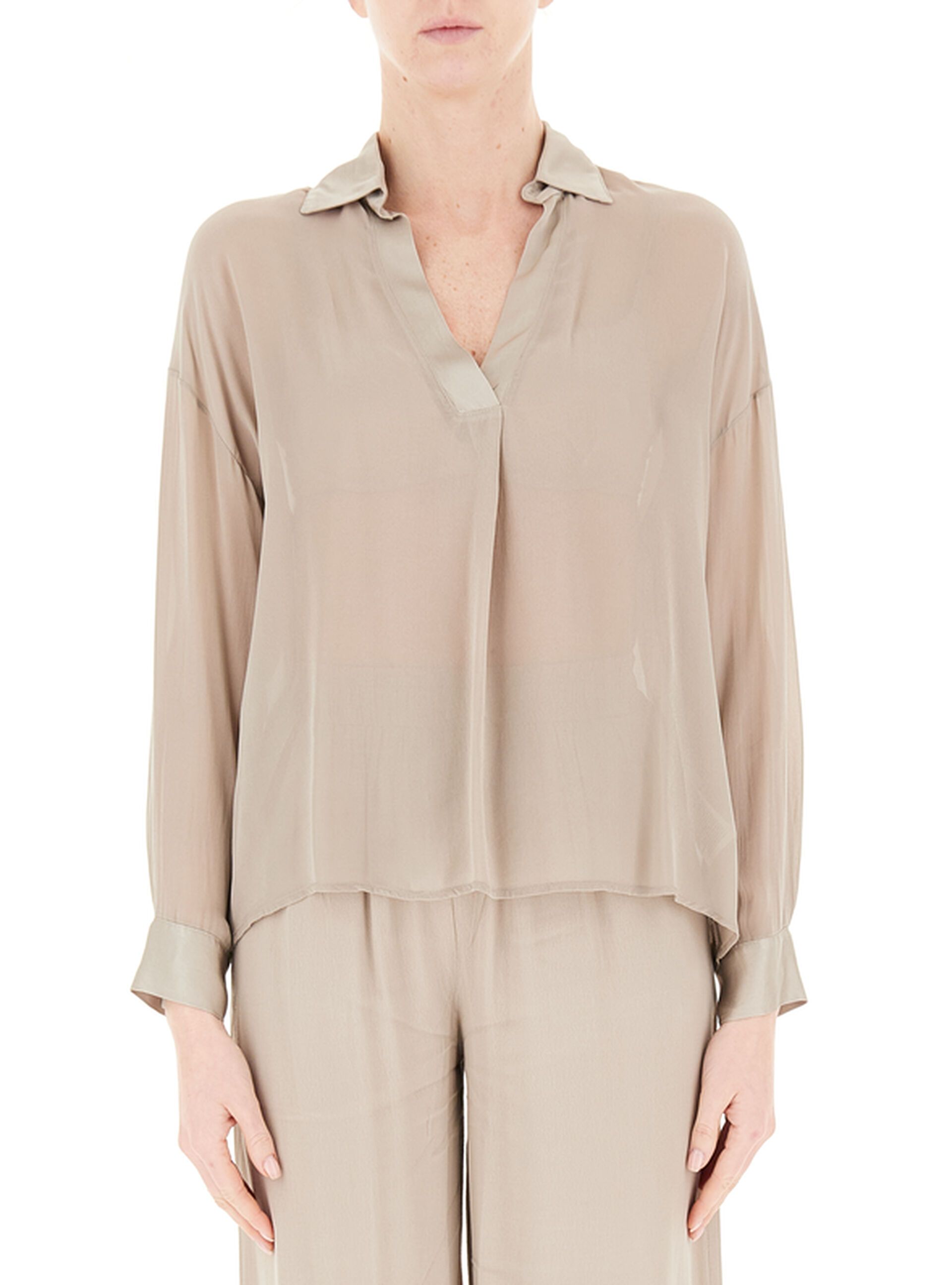 KOCCA Blusa velata BEIGE