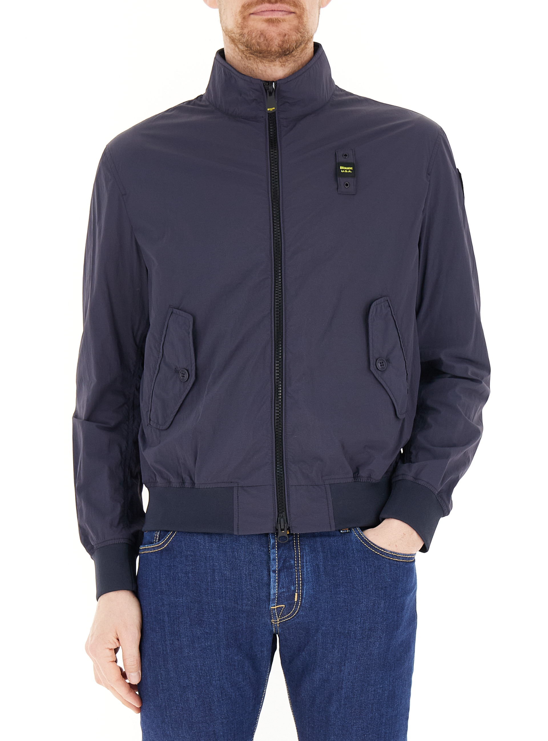 Bomber con tasche BLU NOTTE M