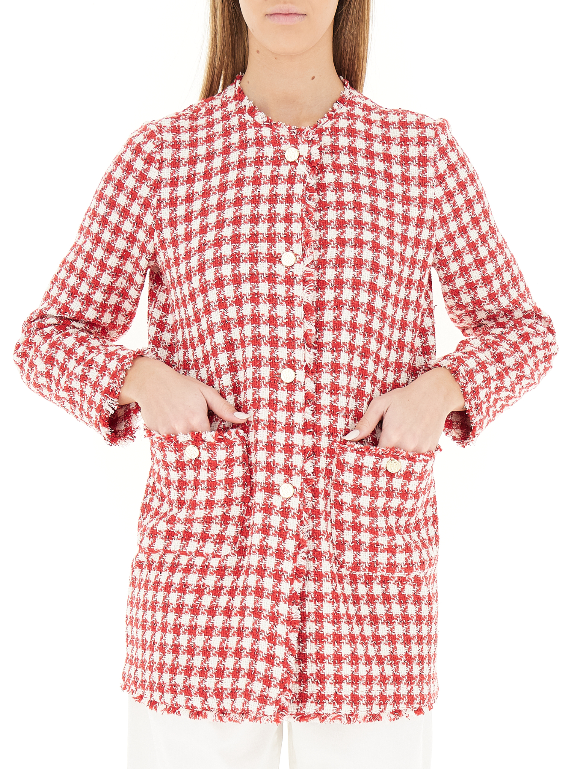 Giacca in tweed ROSSO 42
