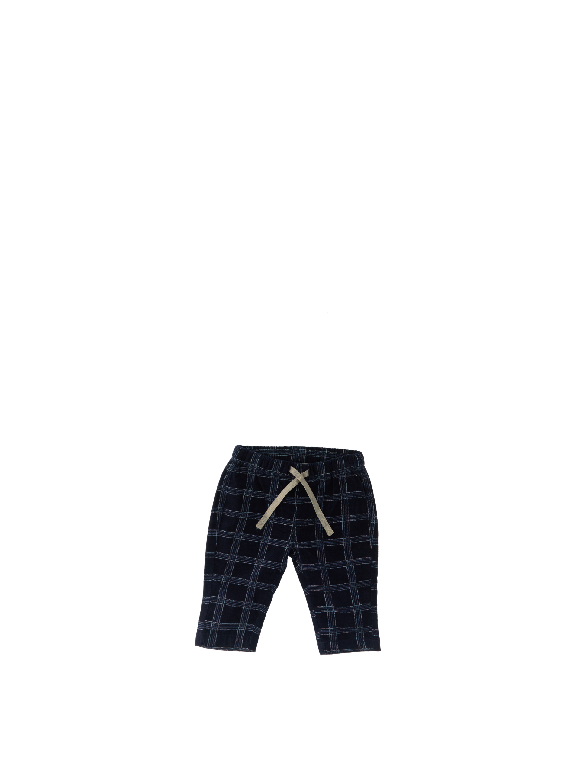 Pantalone in velluto NURSERY BLU SCURO