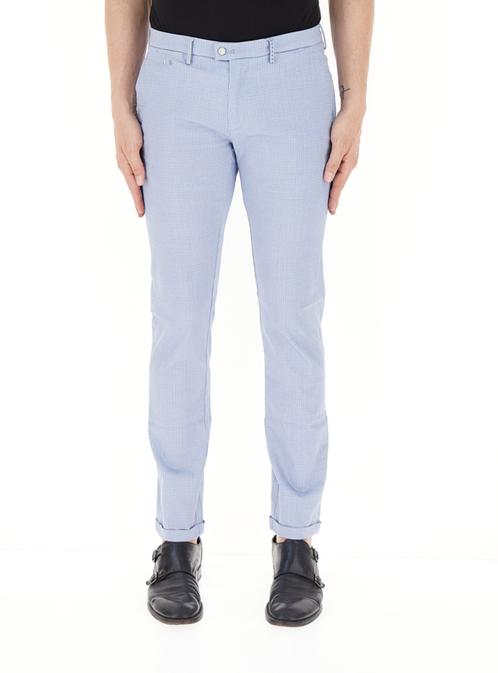 TRAMAROSSA Pantalone chino AZZURRO