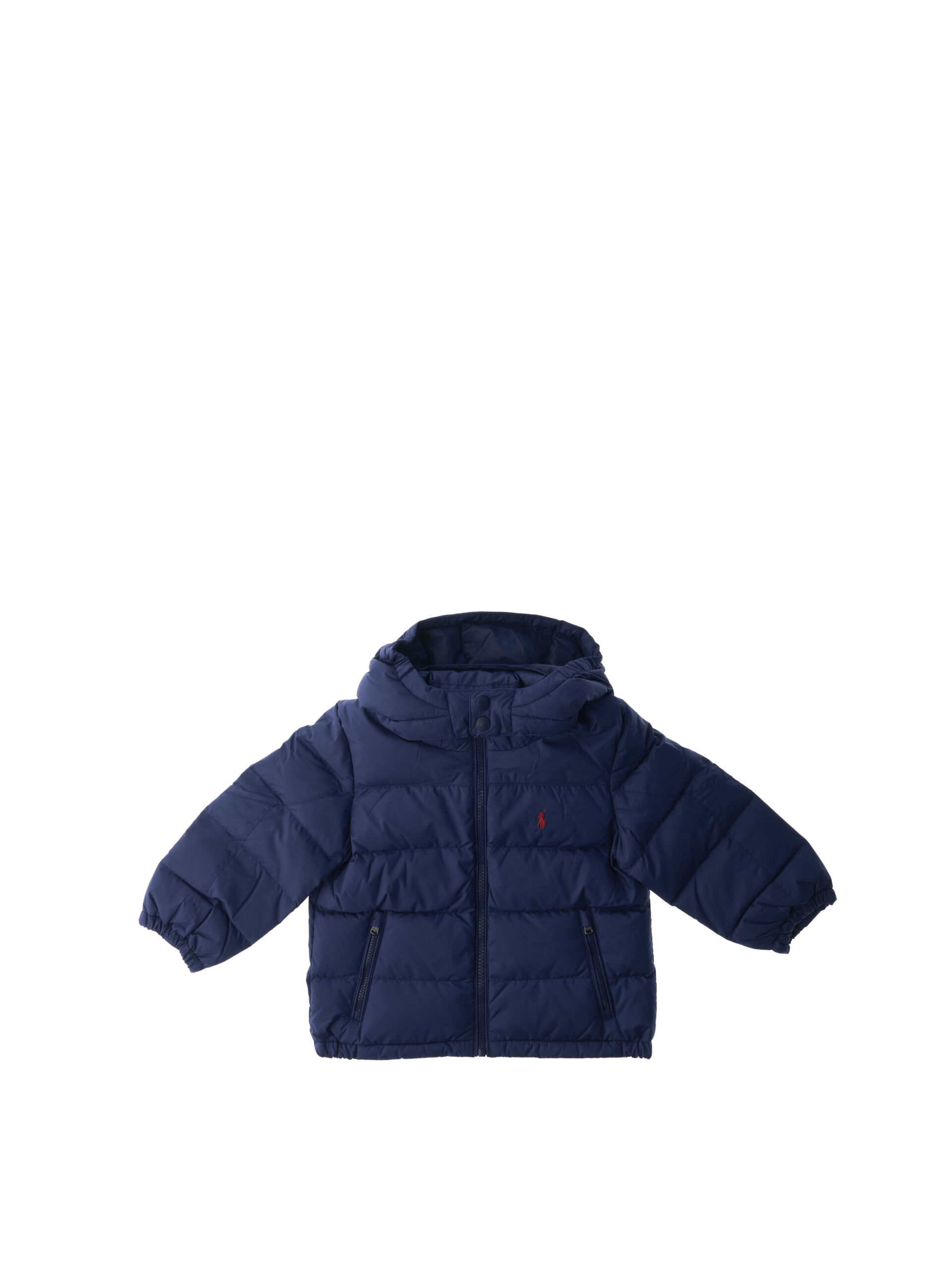 Piumino con cappuccio POLO BOYS BLU NAVY 6