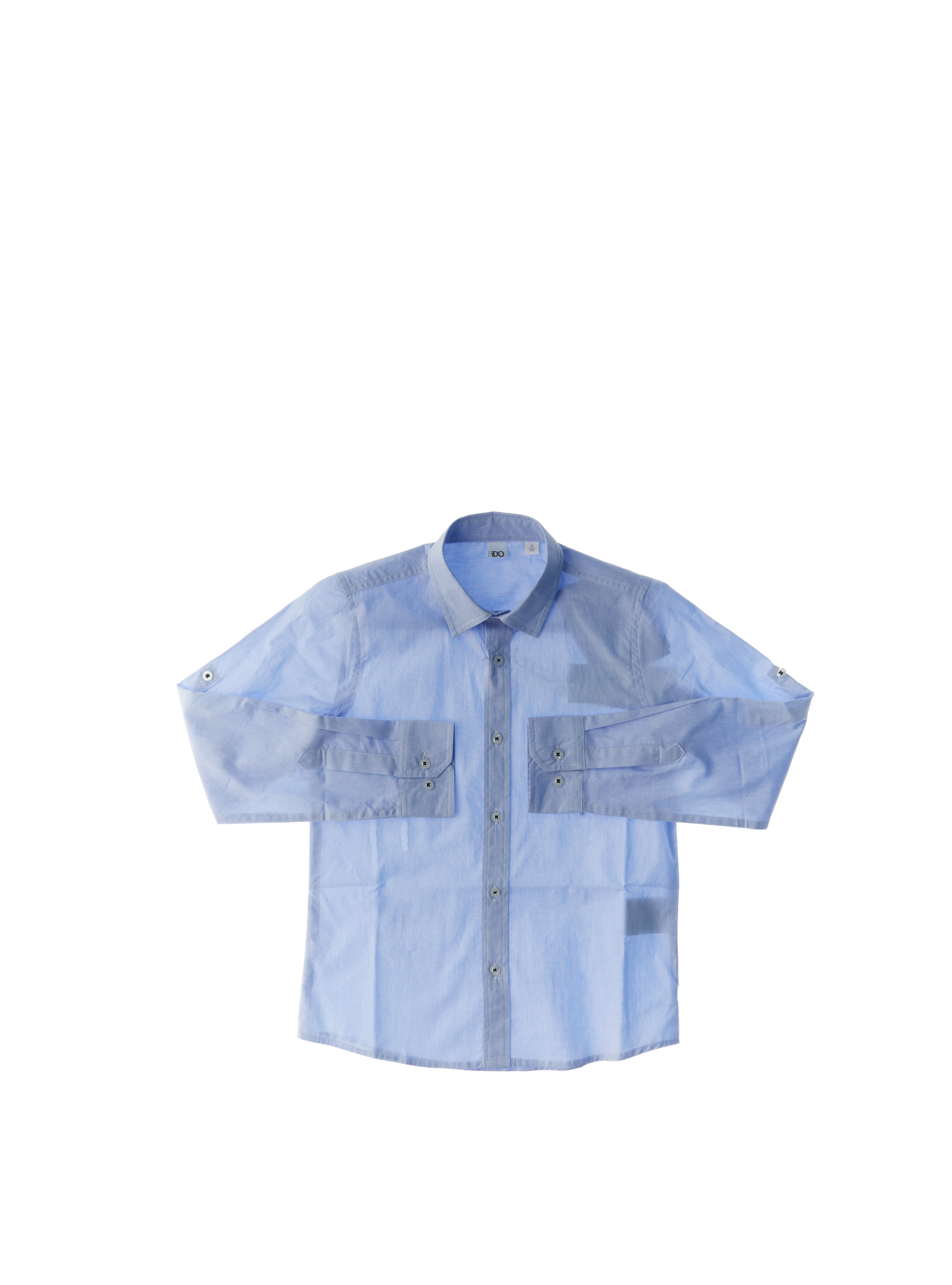 IDO Camicia in cotone CELESTE