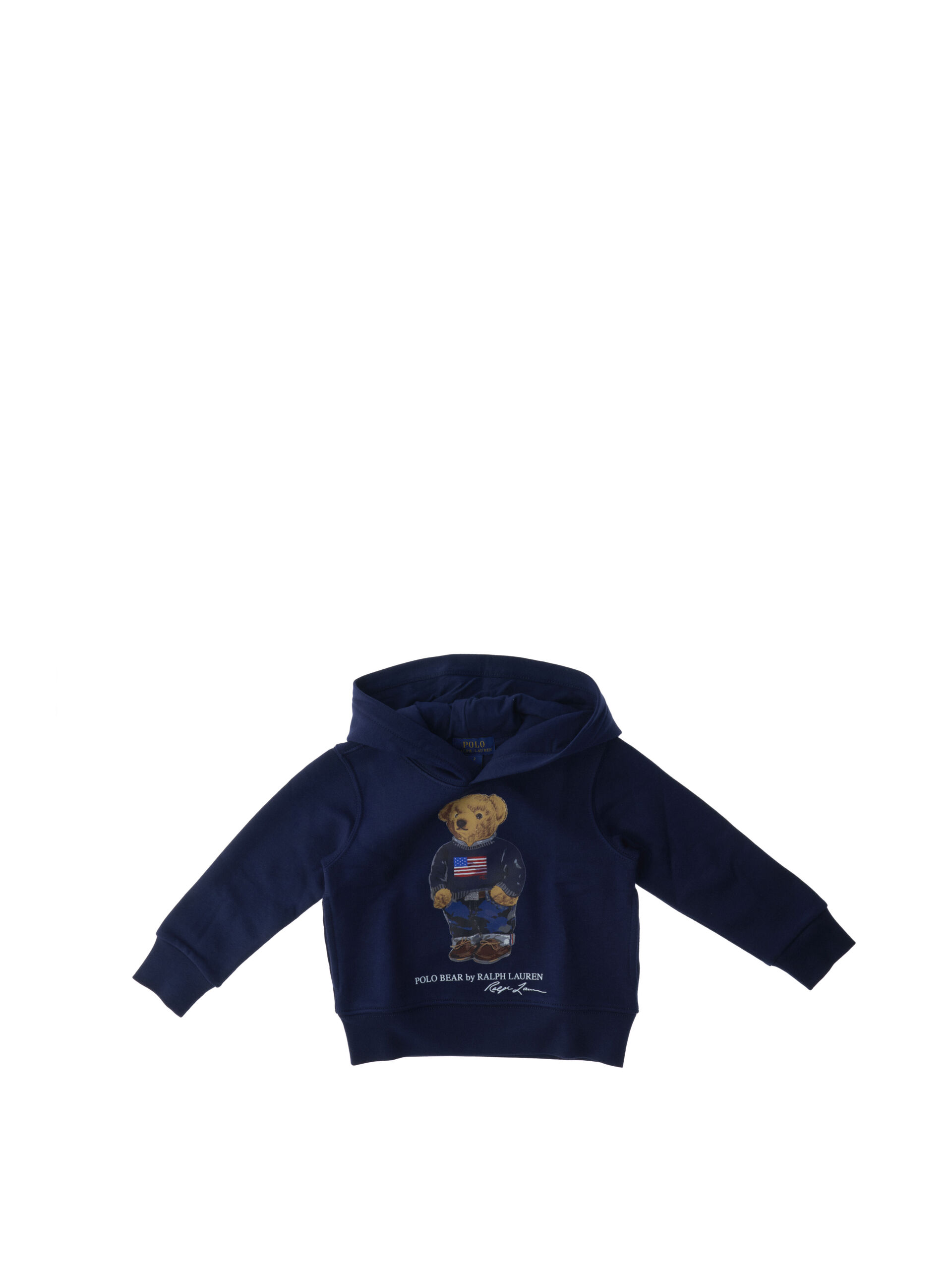 Felpa con cappuccio POLO BOYS BLU NAVY 6