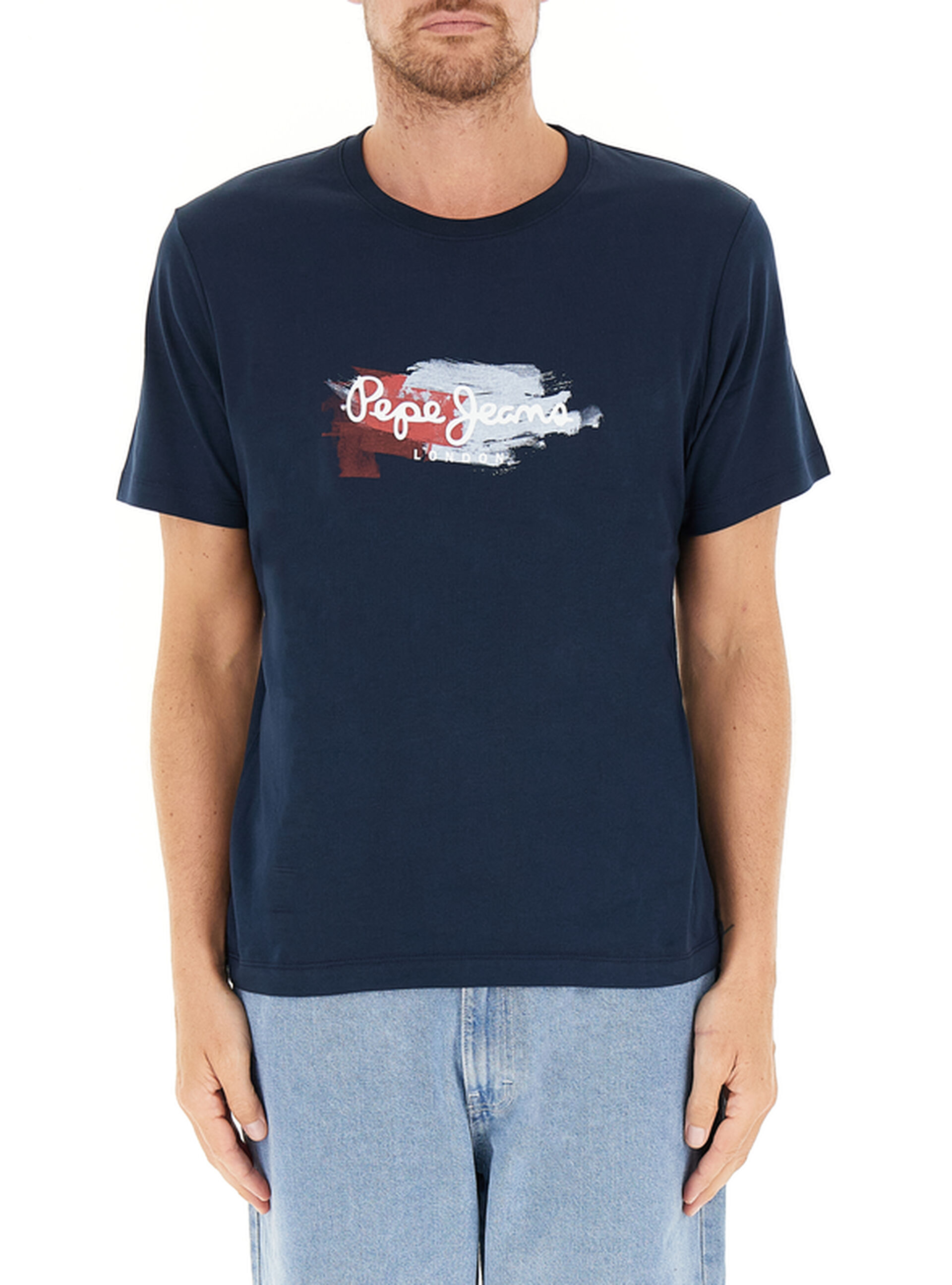T-shirt girocollo BLU NAVY