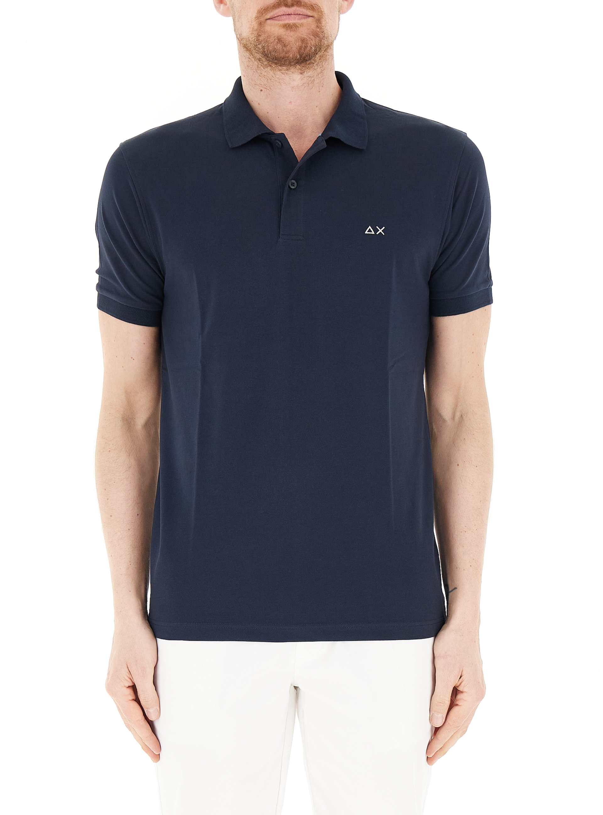 SUN68 Polo maniche corte BLU NAVY