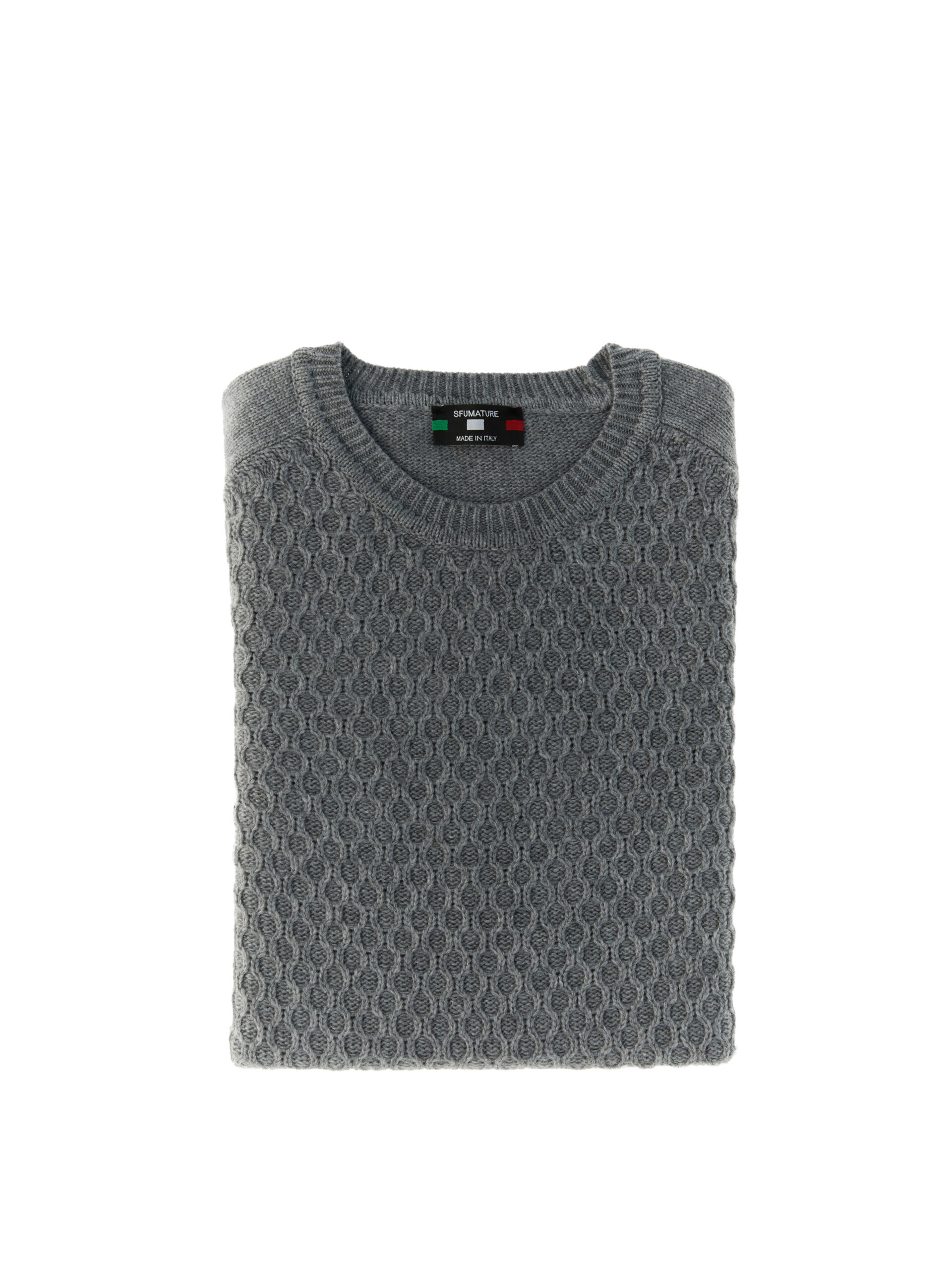 Maglione misto lana GRIGIO XXL