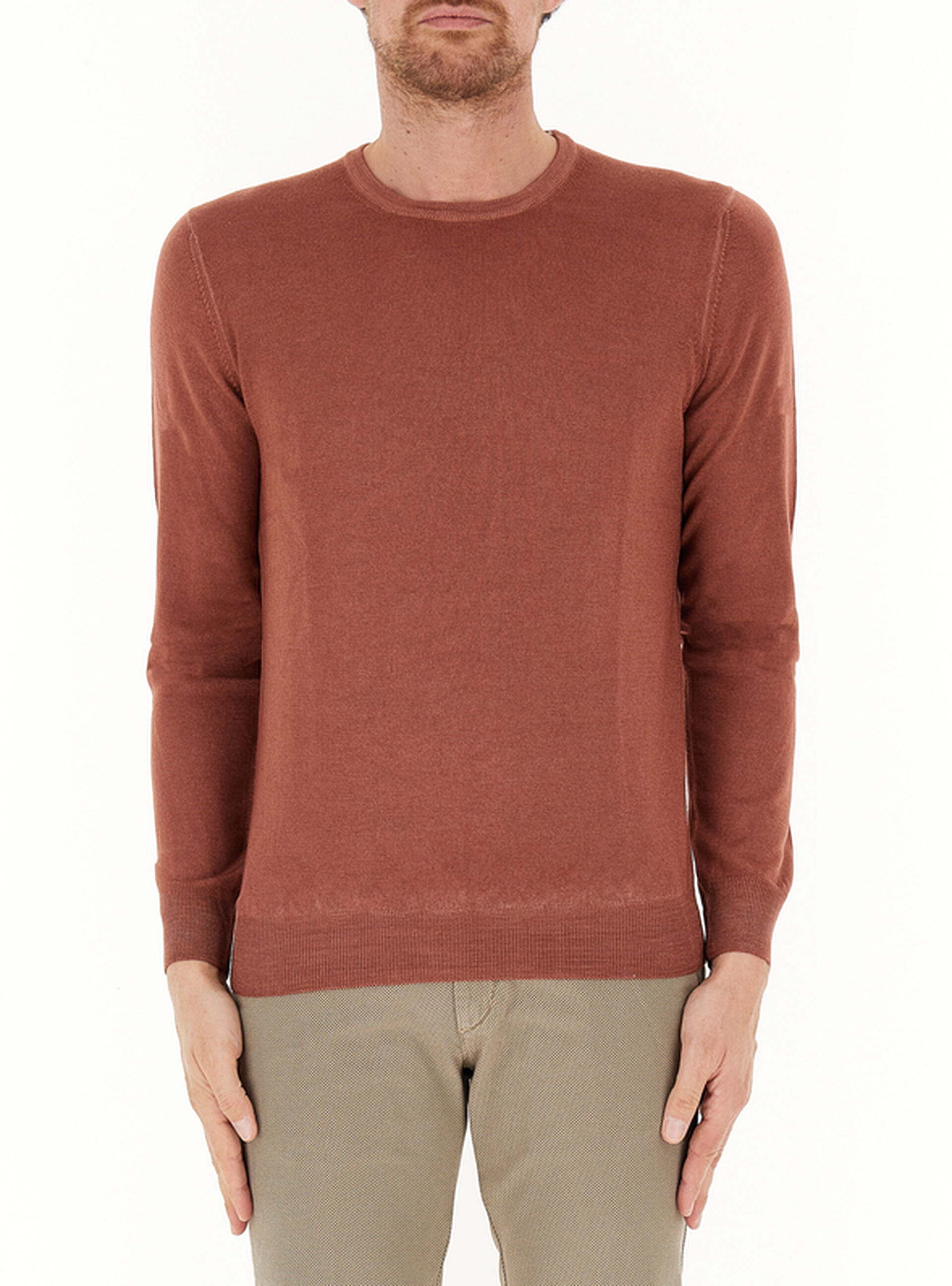 Maglione lana vergine ROSA 56